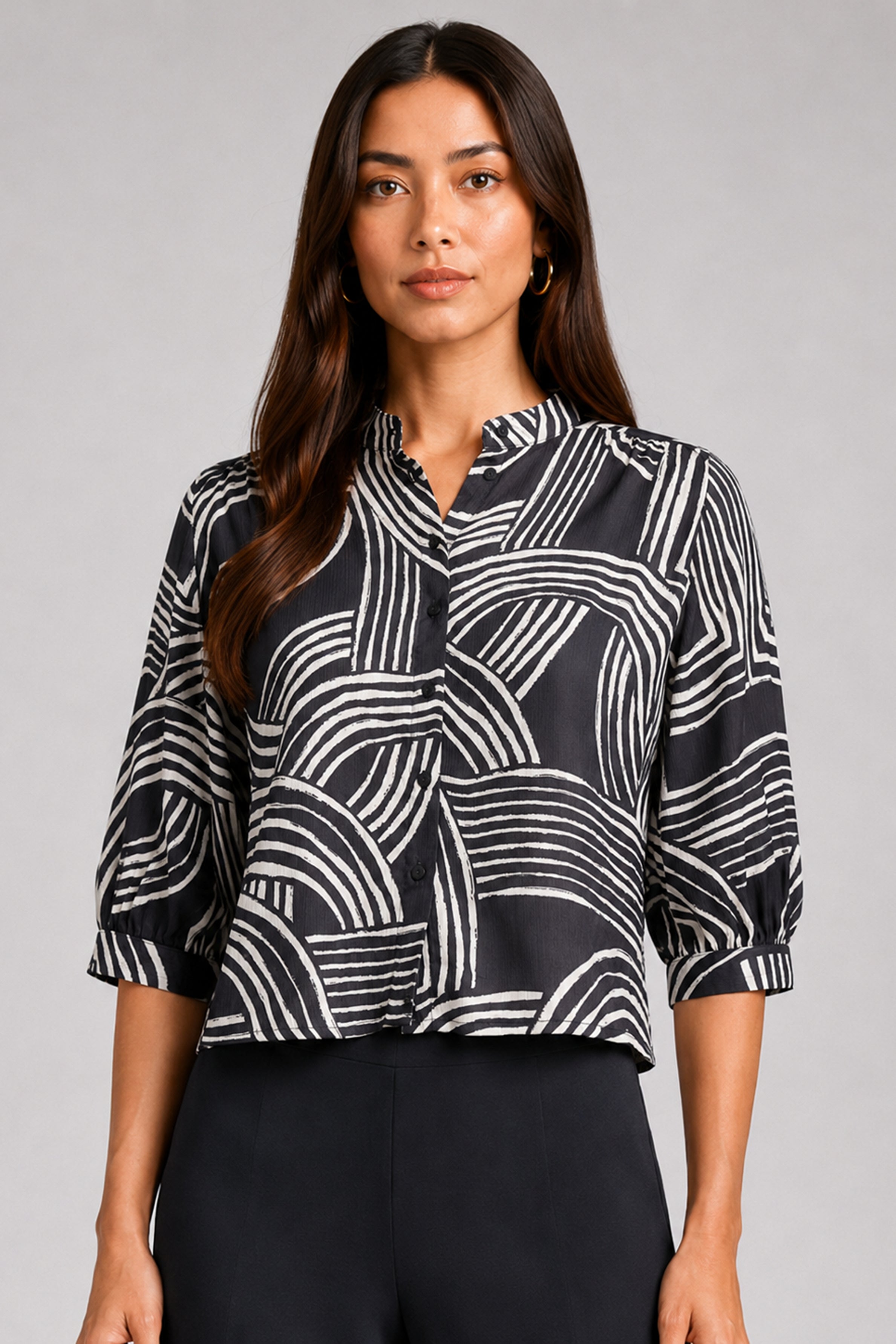 Envogue Formal Blouse - Black