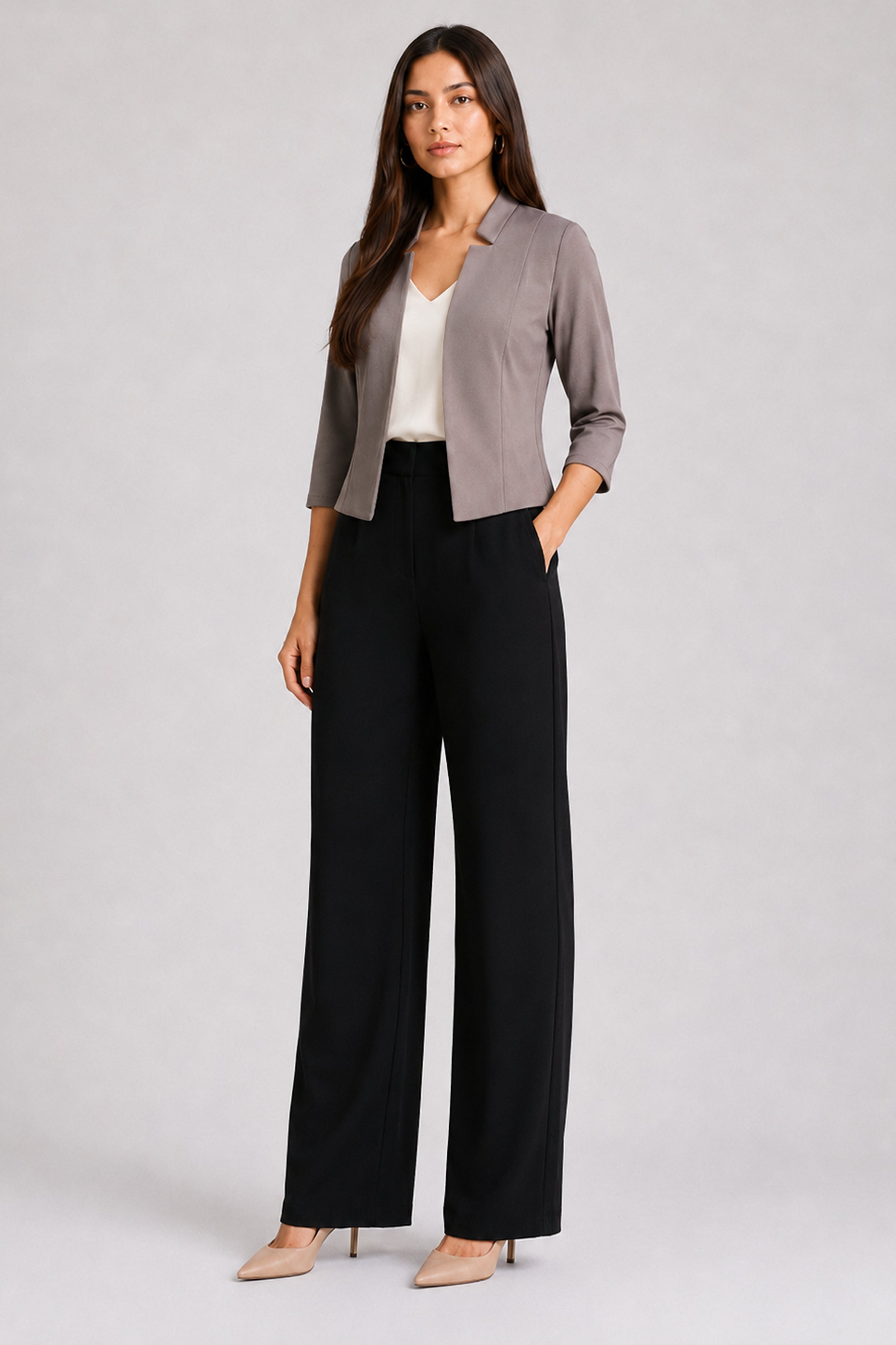 Envogue Formal Jacket - Beige