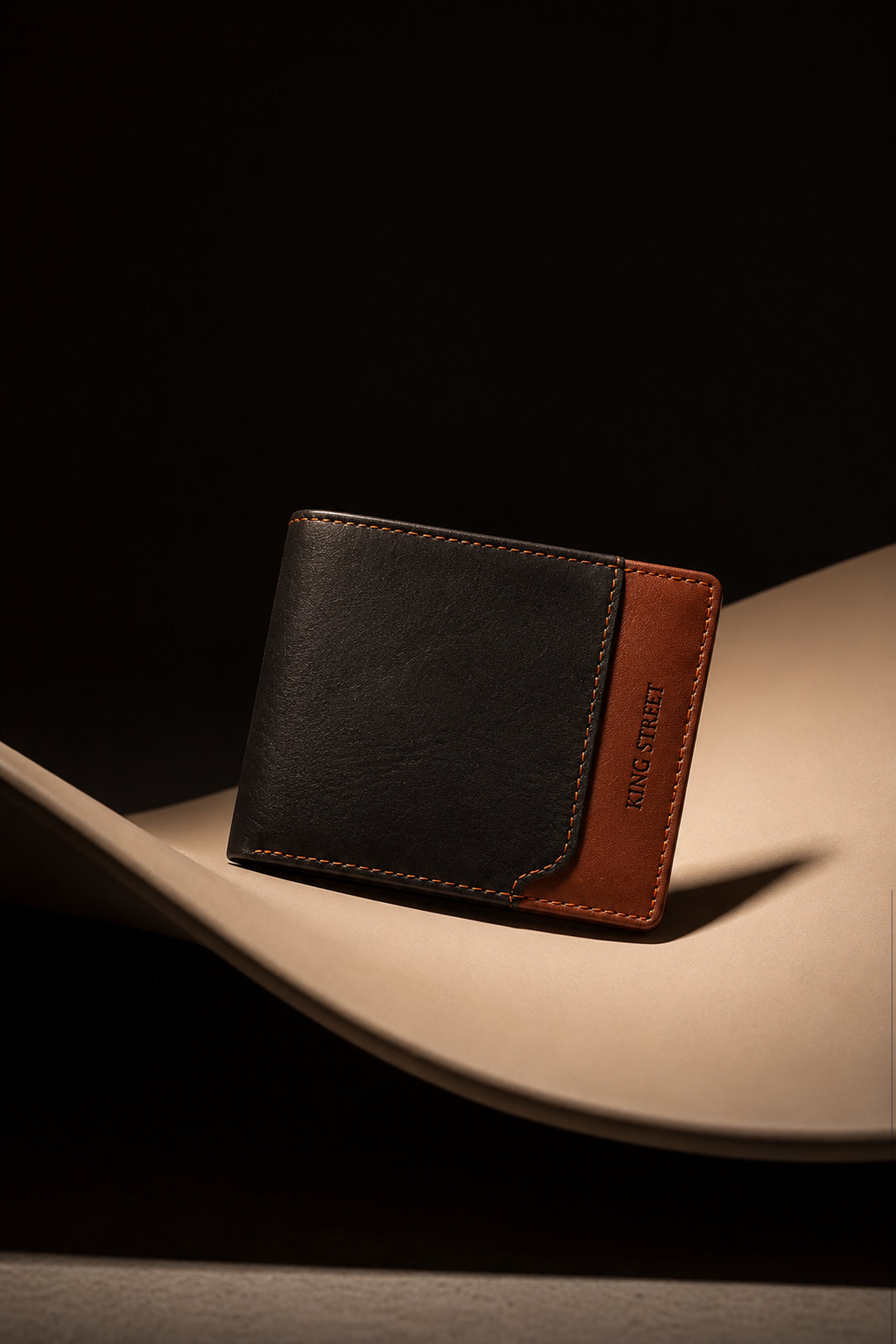 KING STREET Men's Wallet - Black