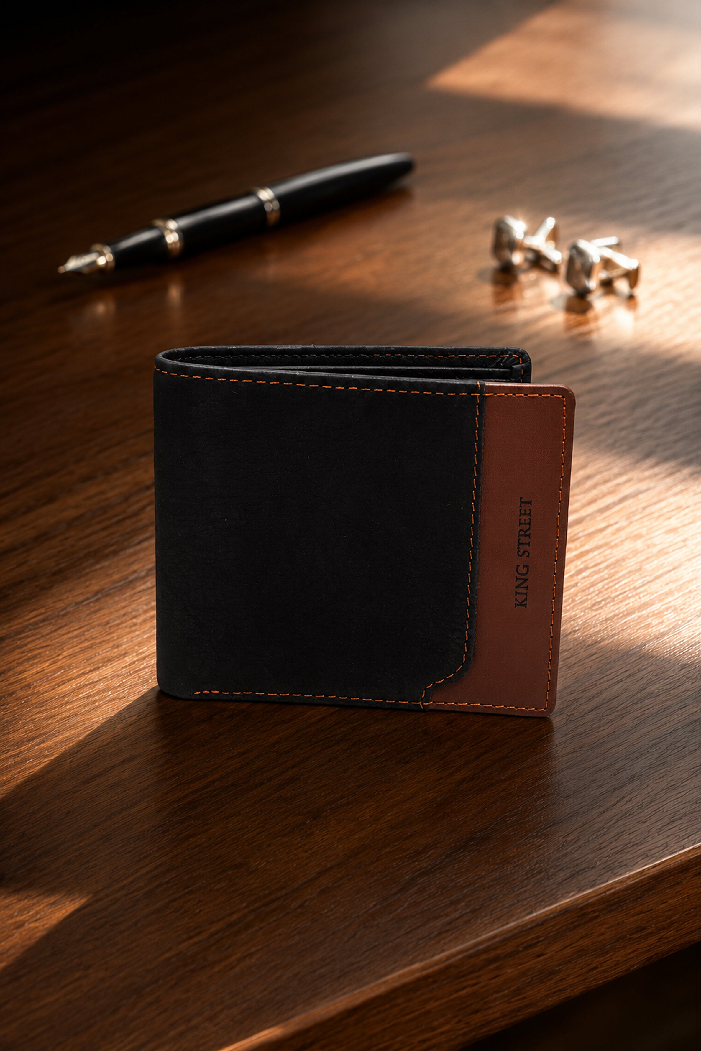 KING STREET Men's Wallet - Black
