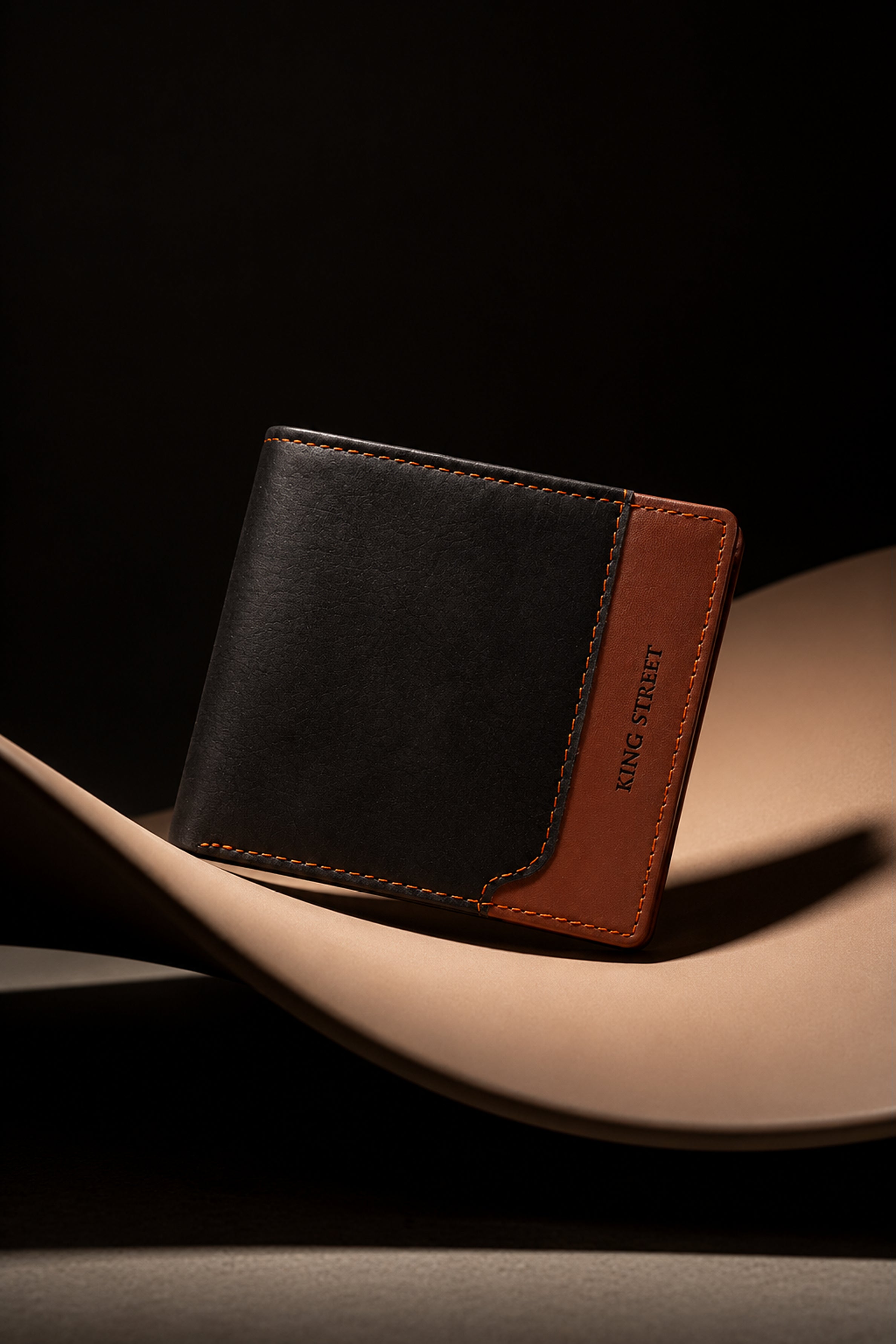 KING STREET Men's Wallet - Black