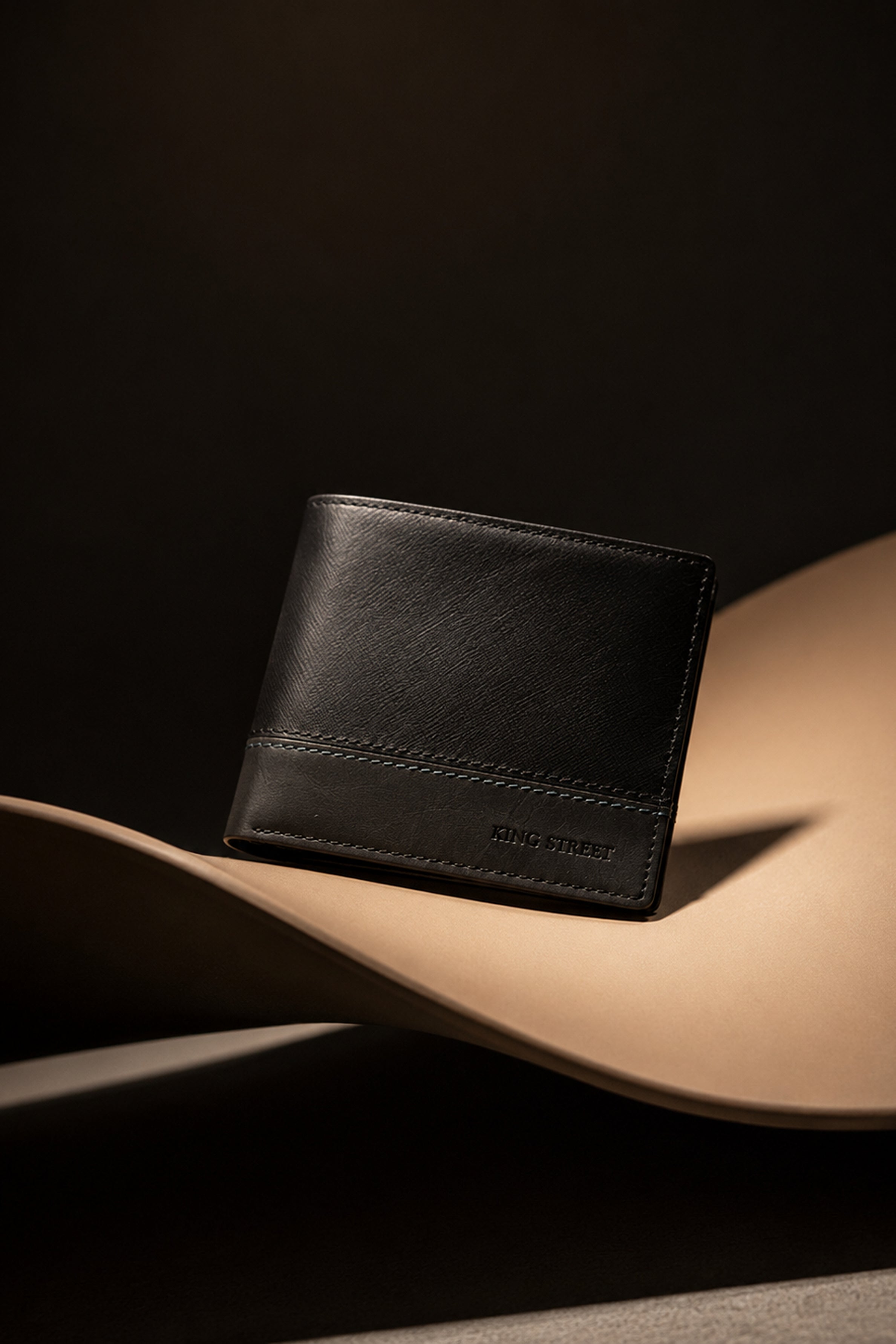 KING STREET Men's Wallet - Black