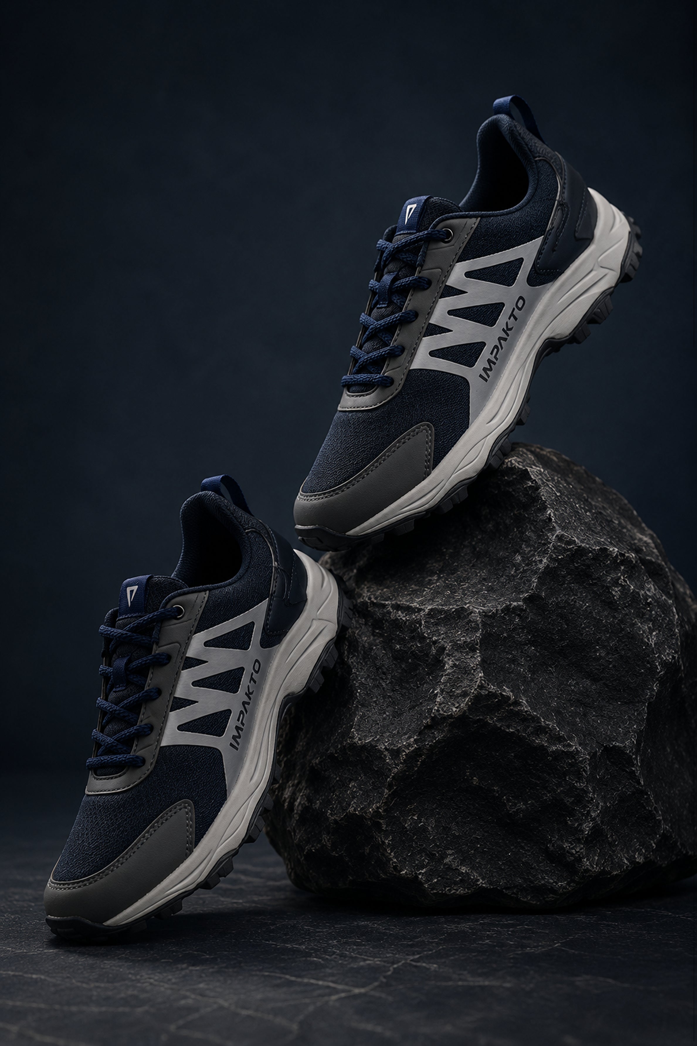 IMPAKTO Men's Blue Sports Shoes