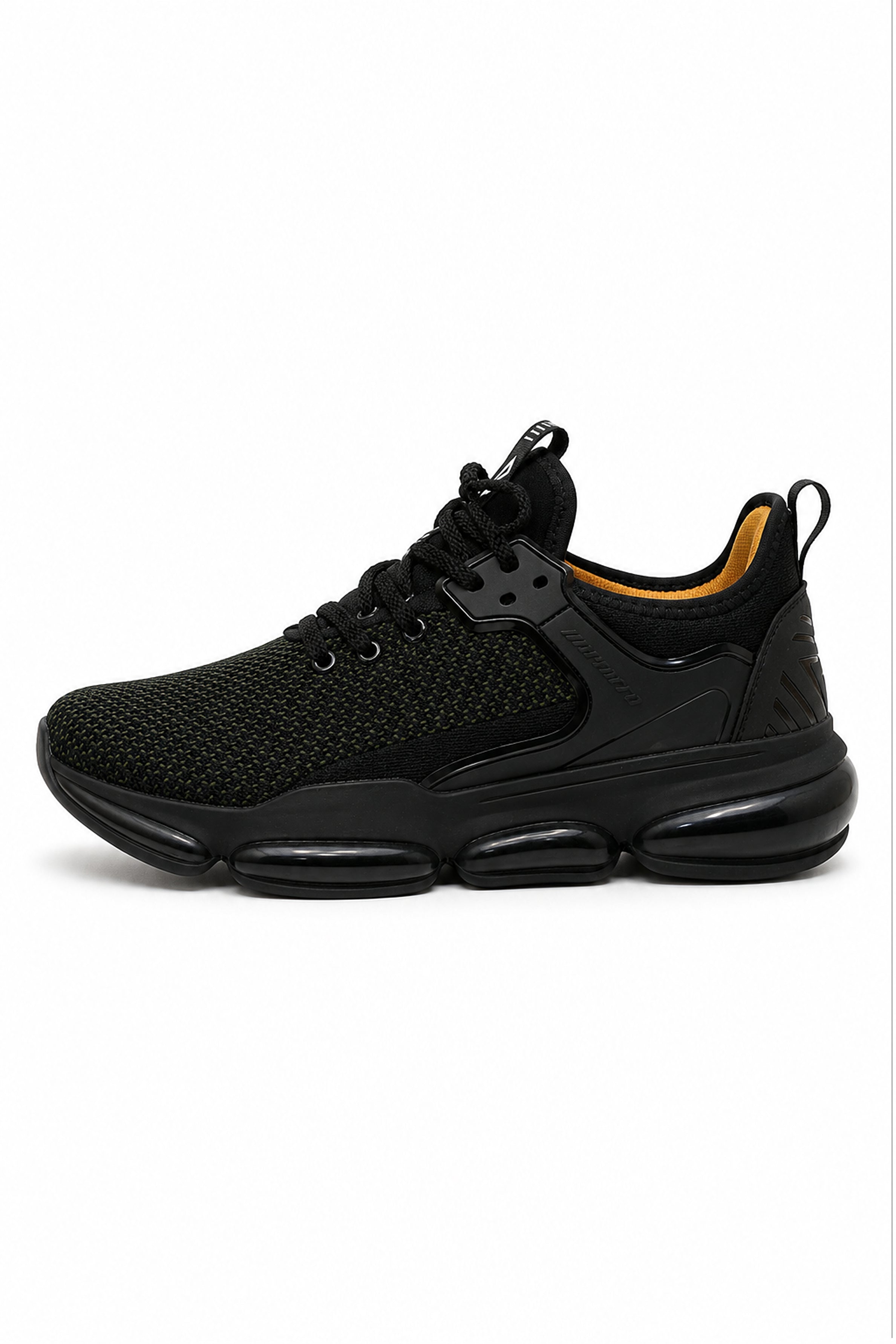 IMPAKTO Men's Black Sports Shoes