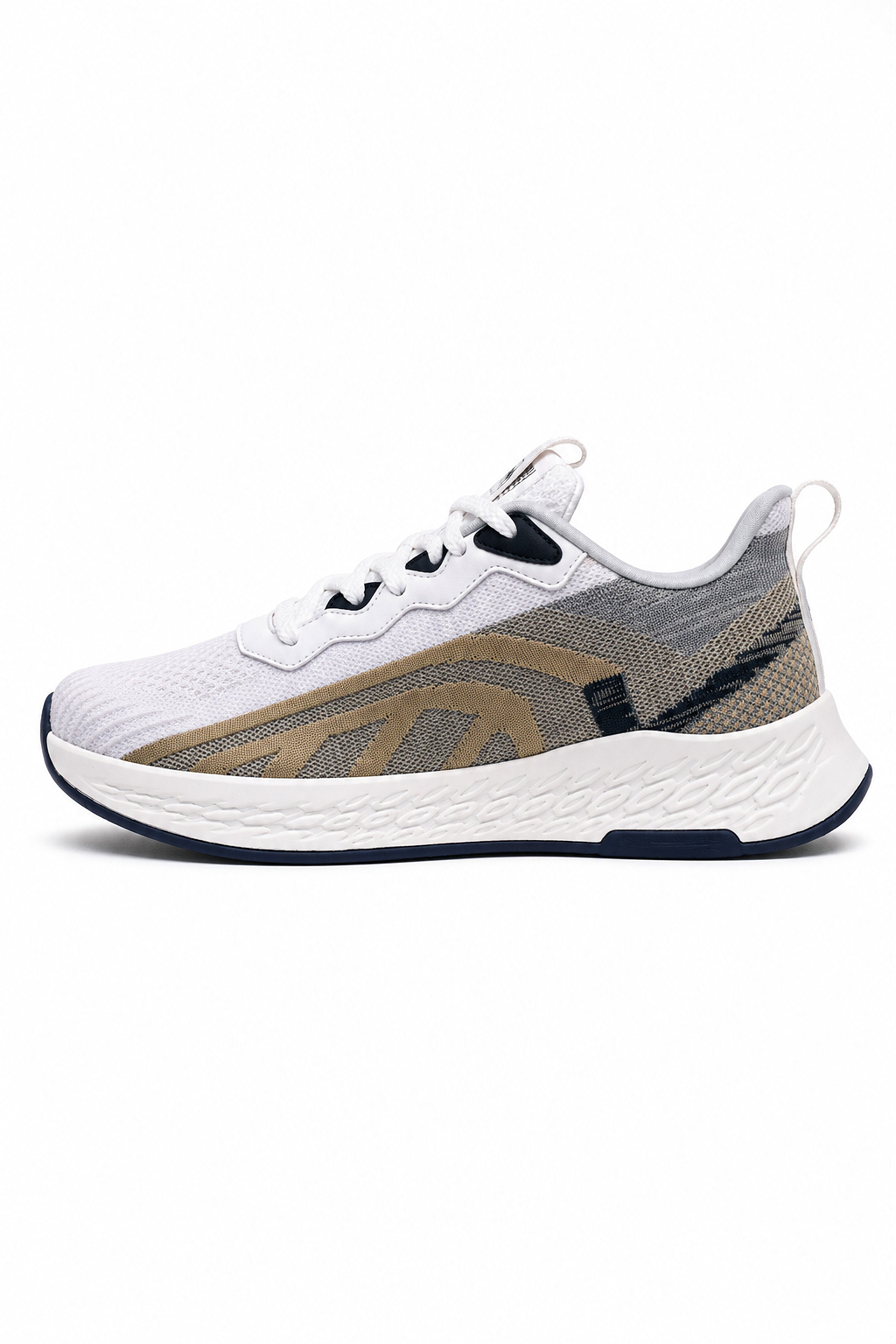 IMPAKTO Men's Beige Sports Shoes