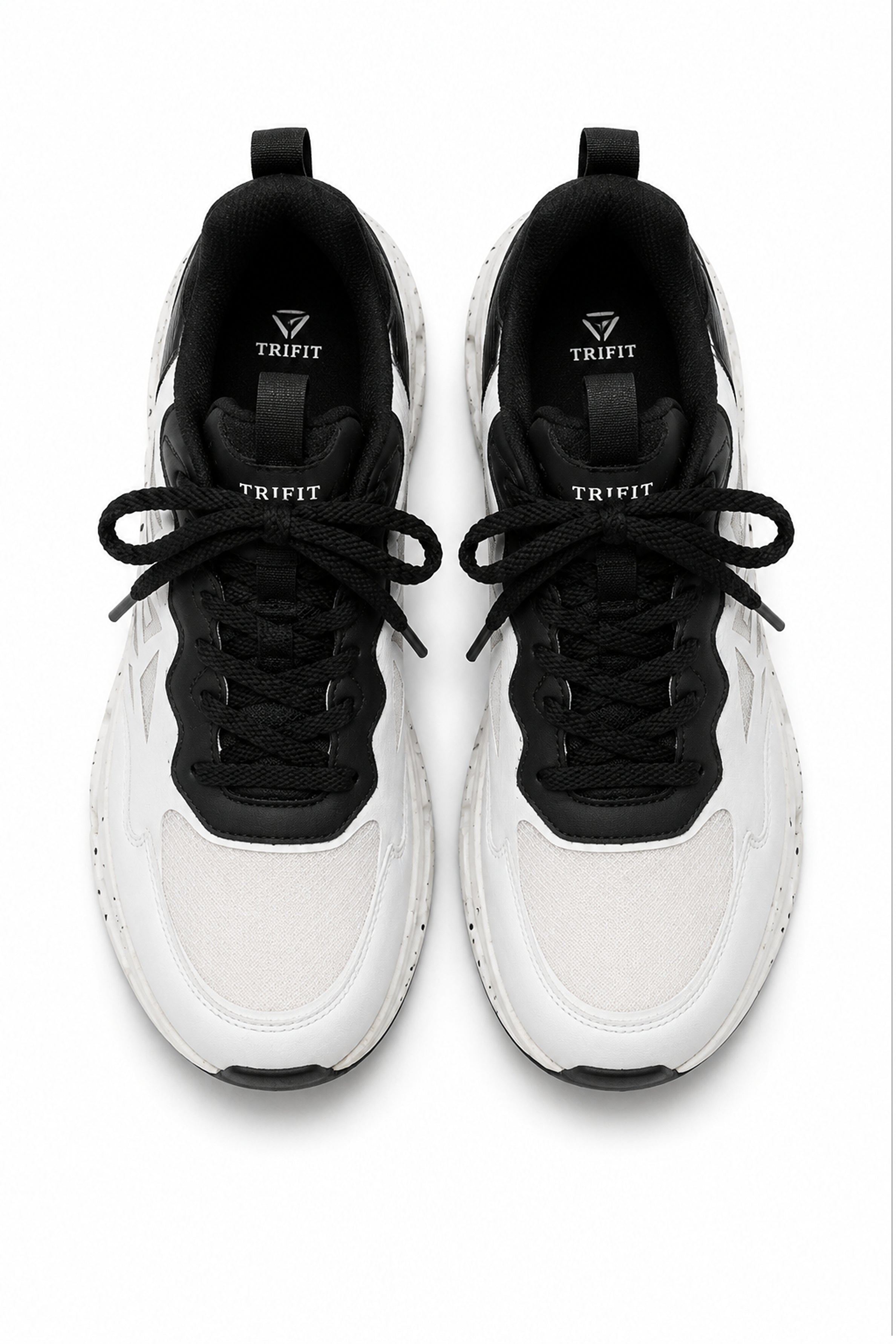 IMPAKTO Men's Black Sports Shoes