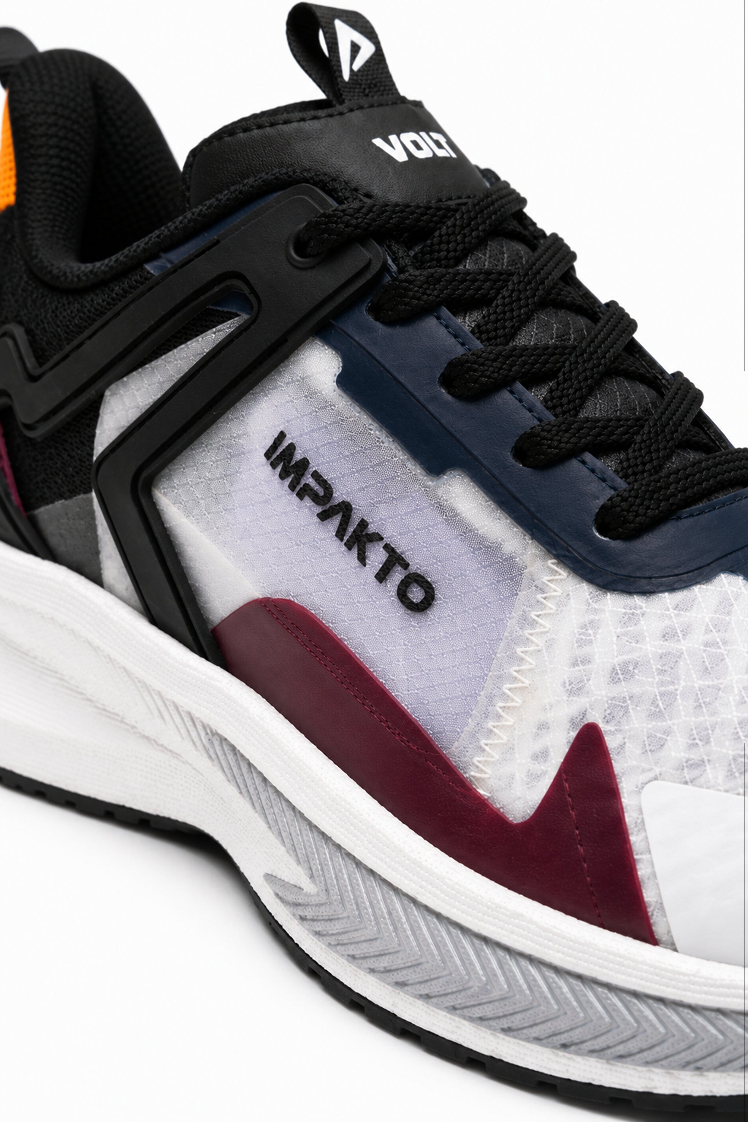 IMPAKTO Men's Cherry Wine Sports Shoes