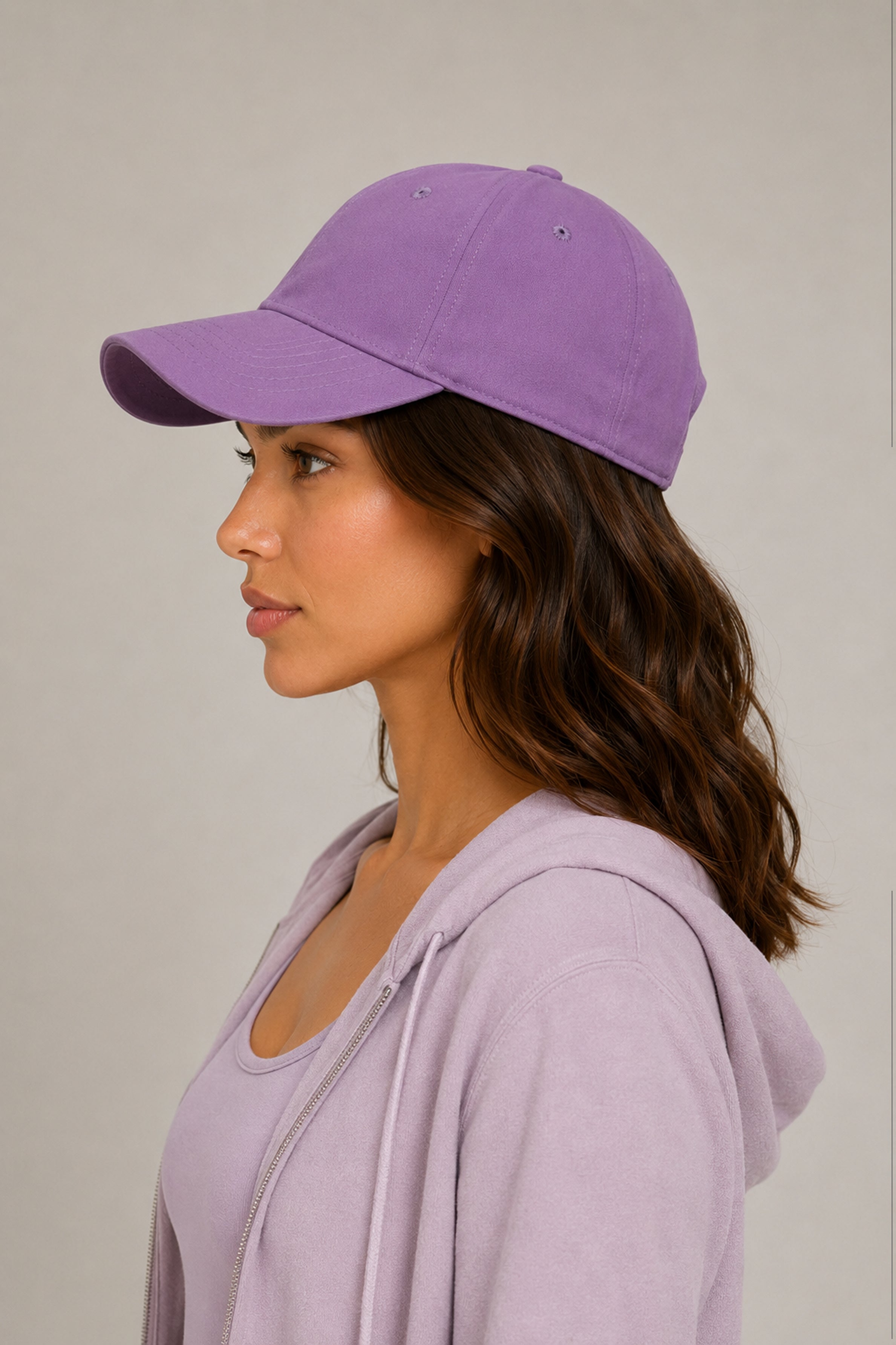 HUSTLE Unisex Purple Cap