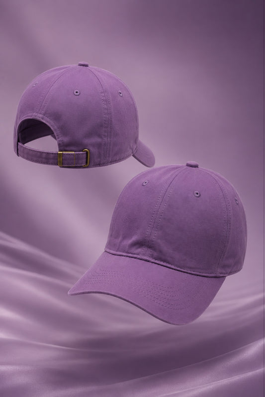 HUSTLE Unisex Purple Cap