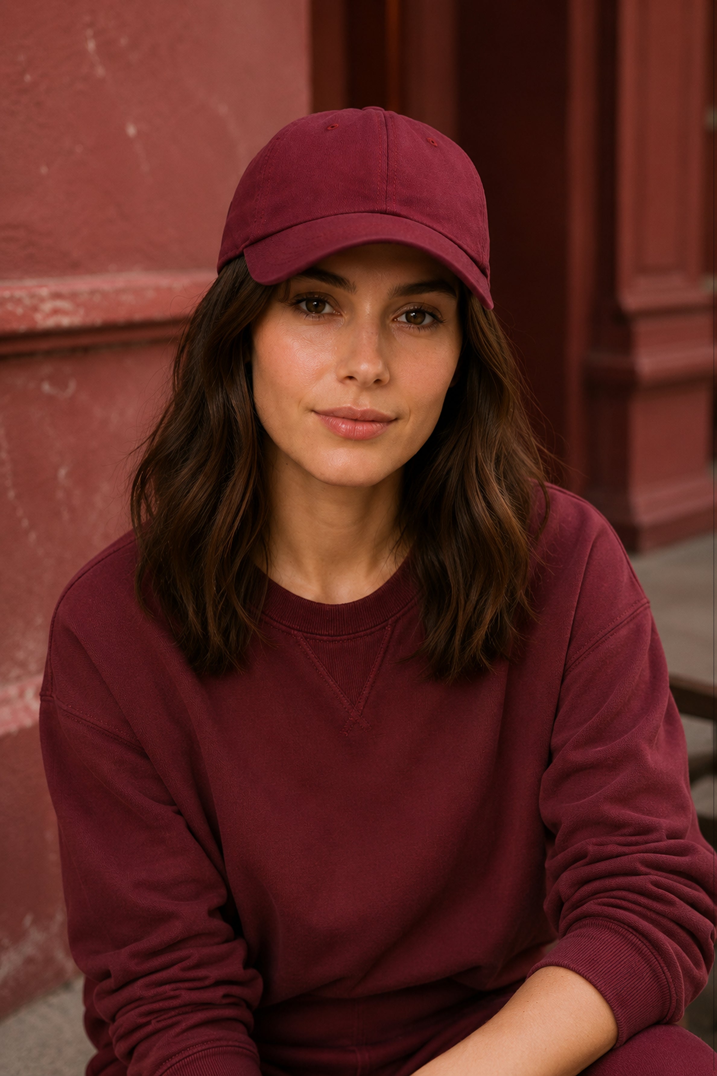 HUSTLE Unisex Maroon Cap