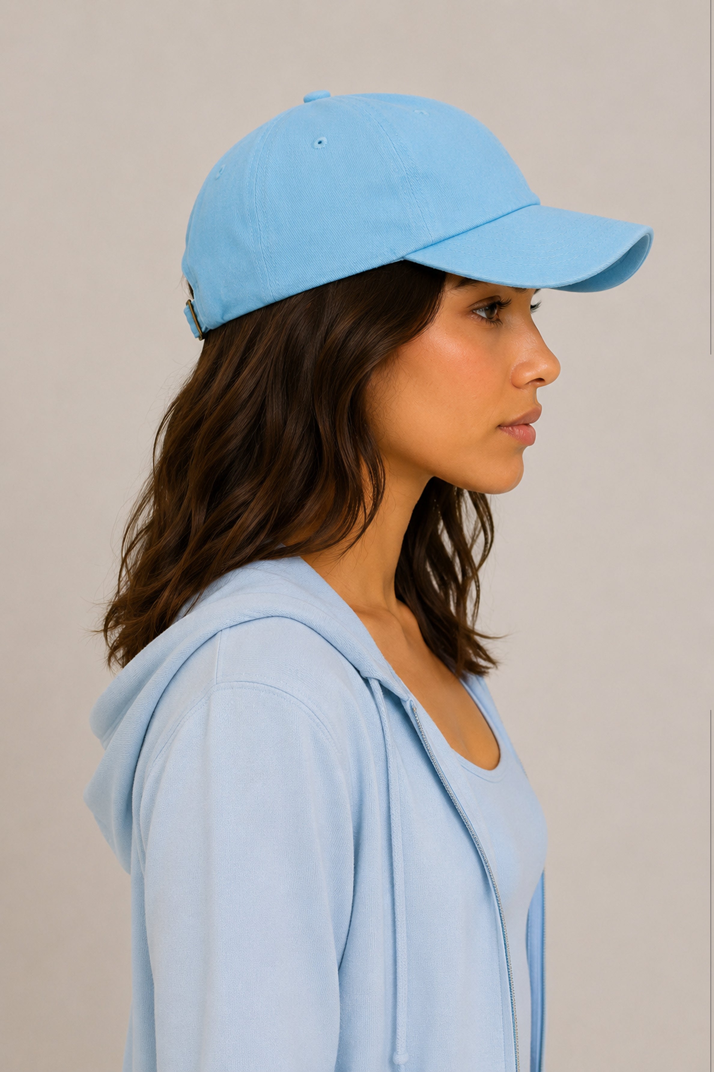 HUSTLE Unisex Light Blue Cap