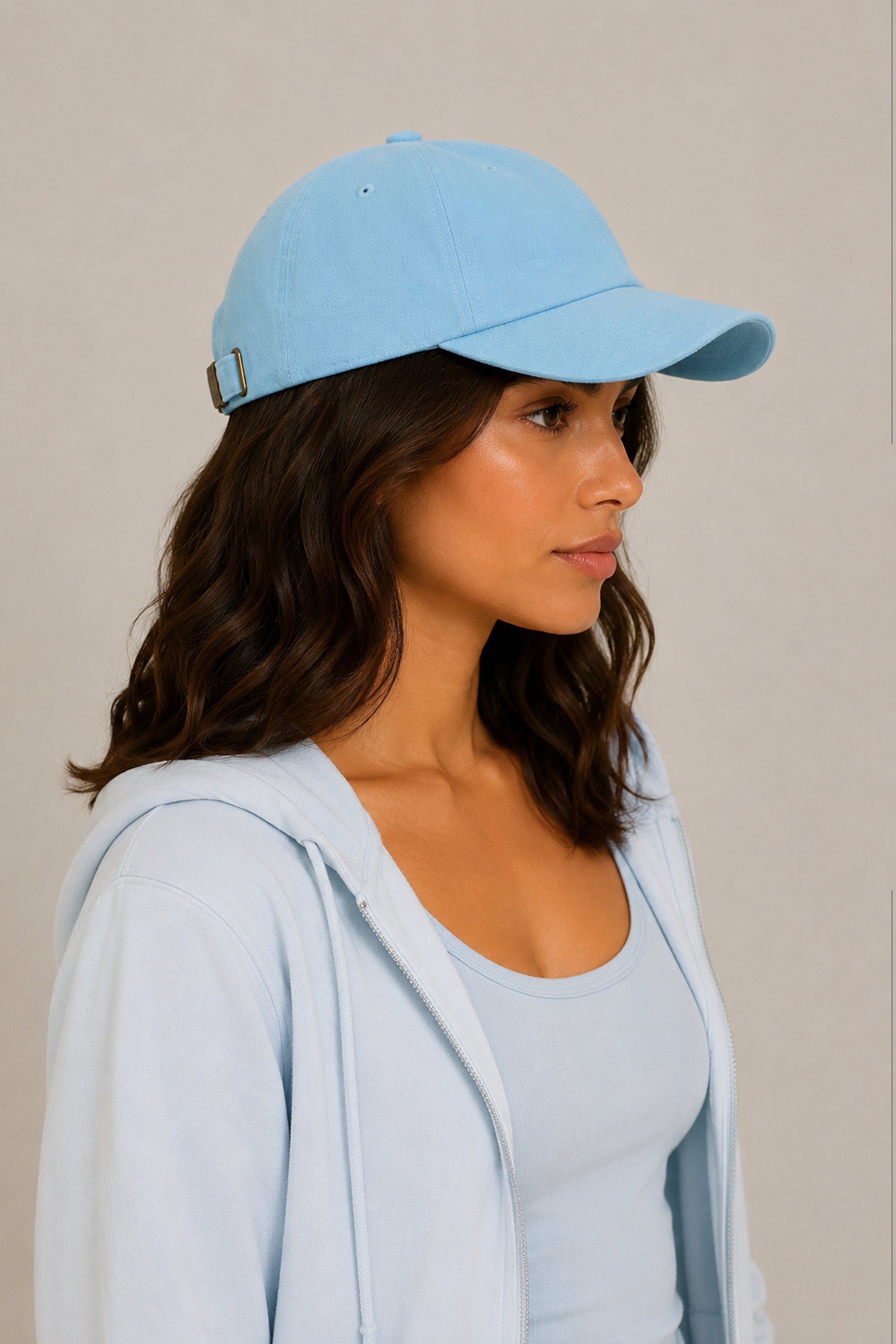 HUSTLE Unisex Light Blue Cap
