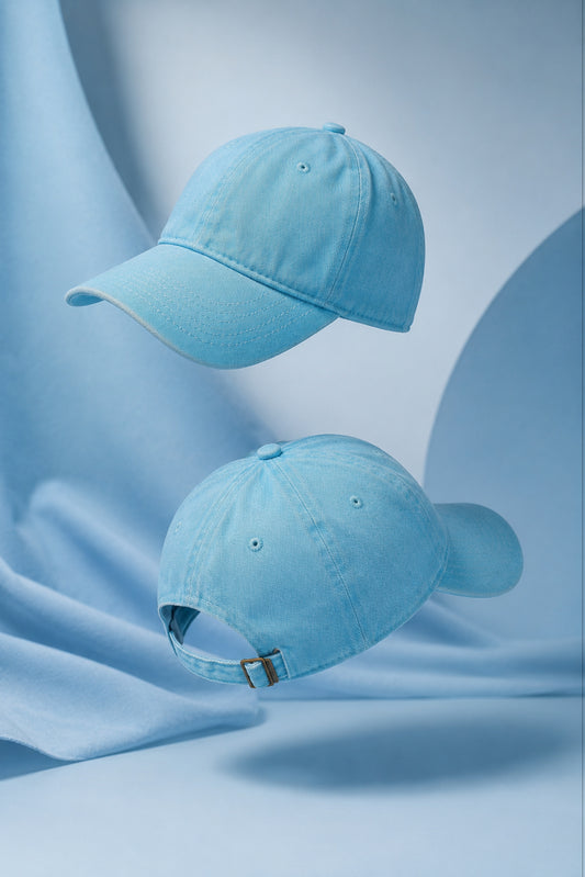 HUSTLE Unisex Light Blue Cap