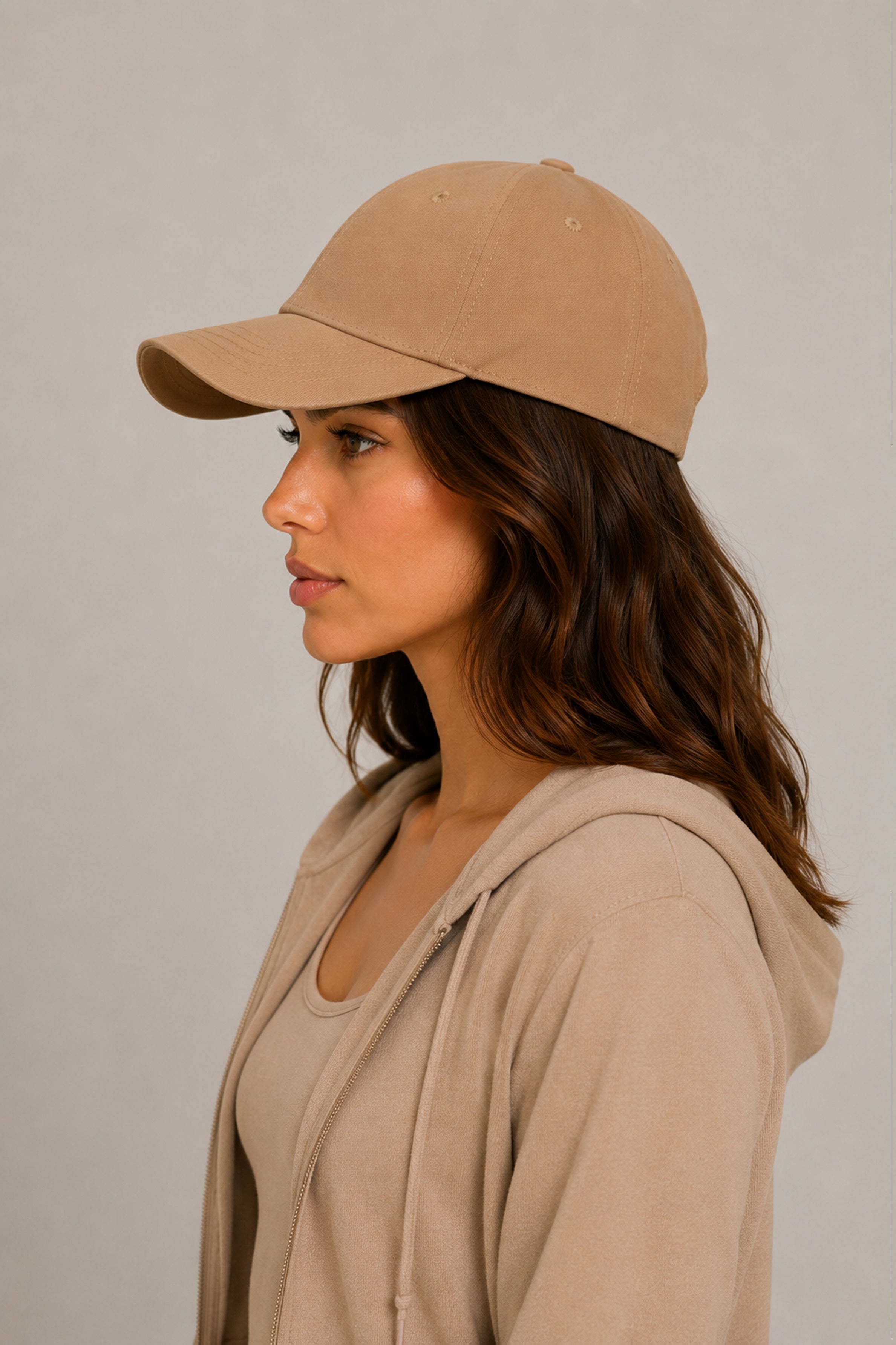 HUSTLE Unisex Beige Cap