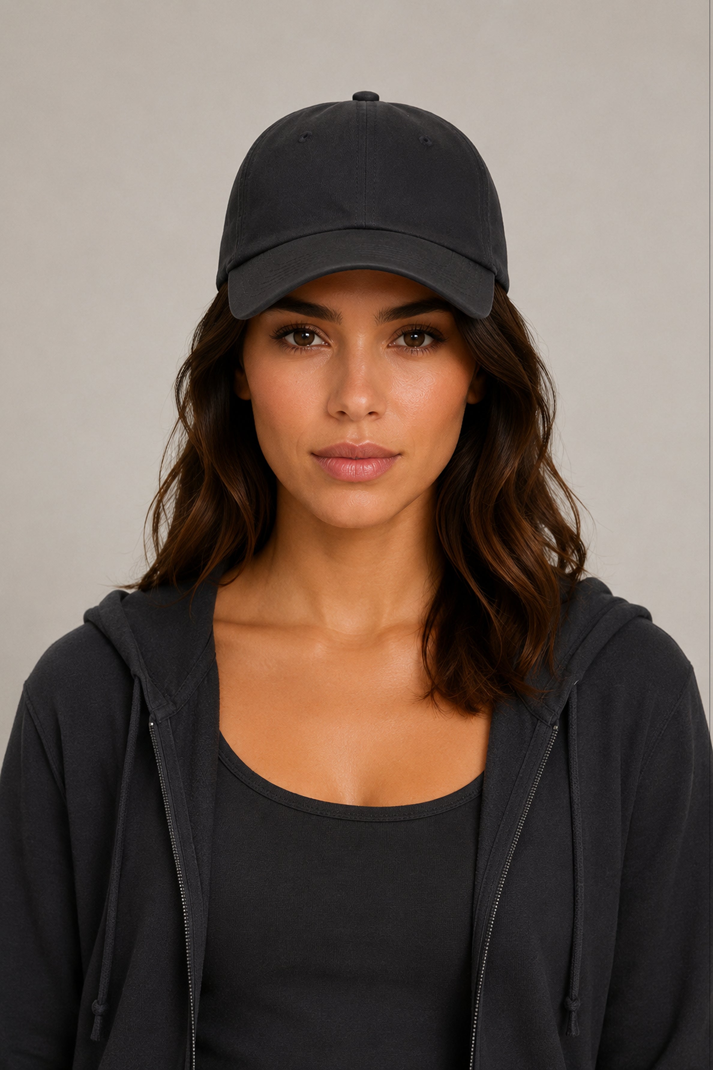 HUSTLE Unisex Dark Gray Cap