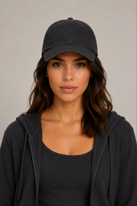 HUSTLE Unisex Dark Gray Cap