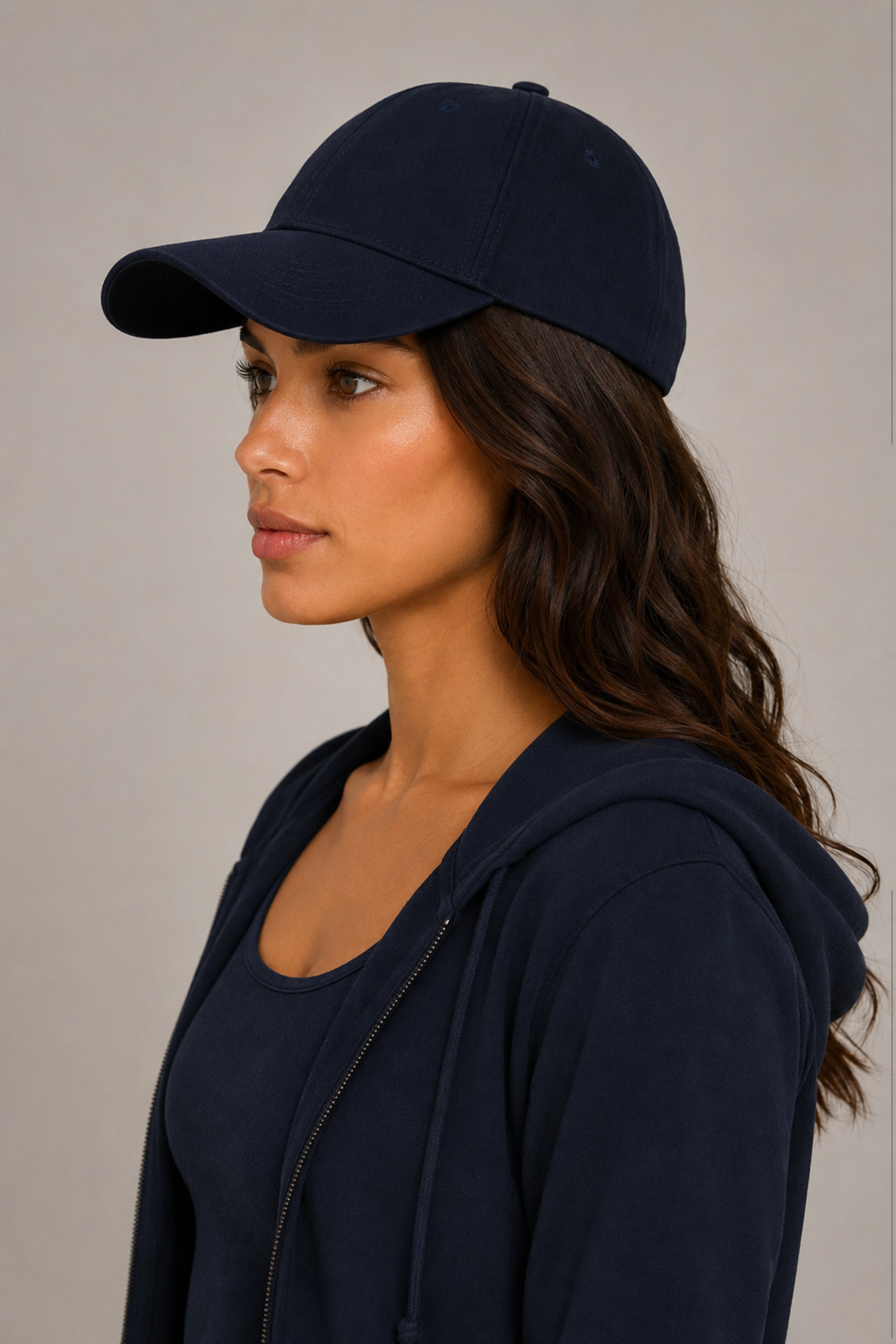 HUSTLE Unisex Navy Cap