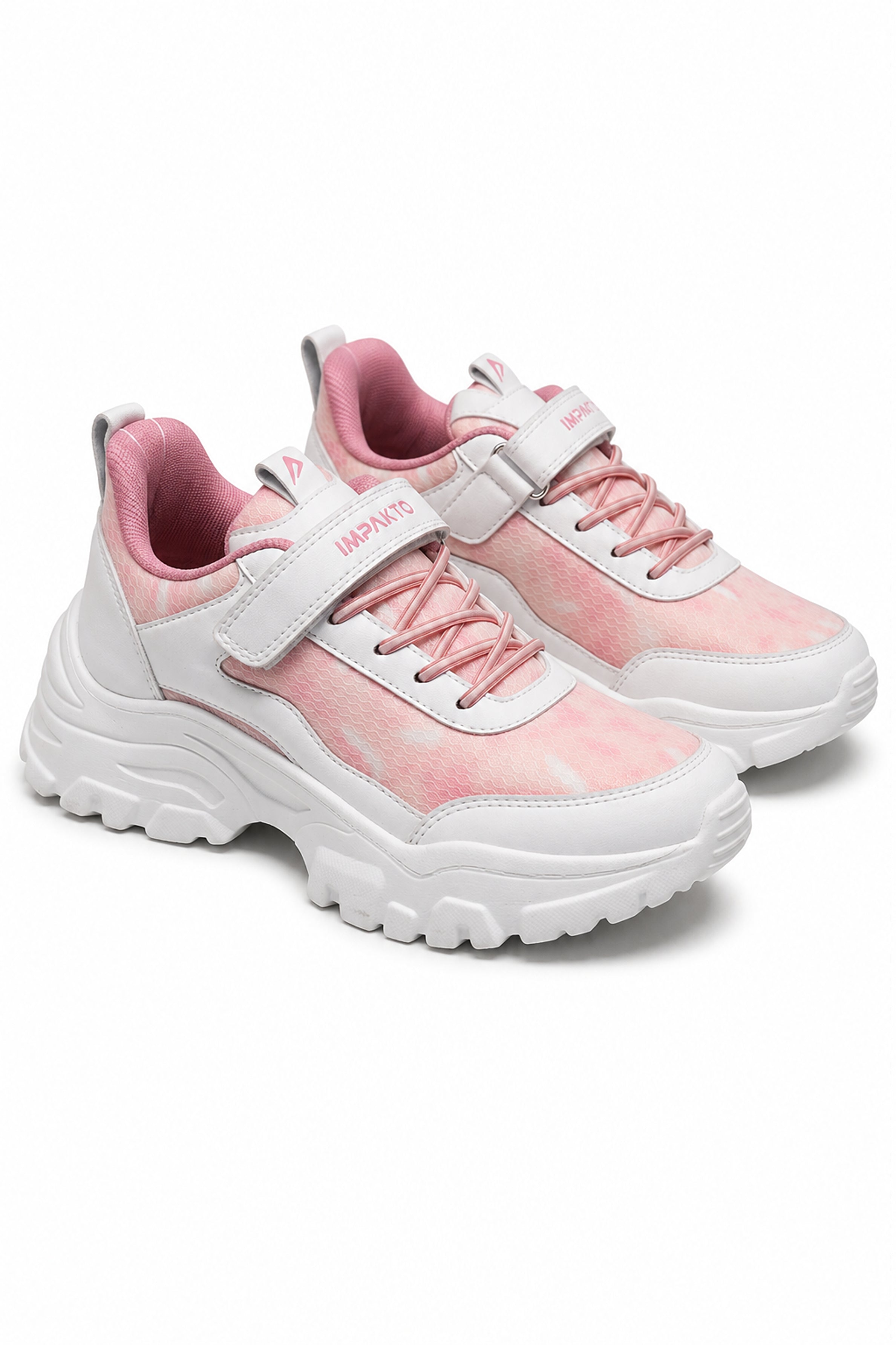 IMPAKTO Women's Pink Sports Shoes