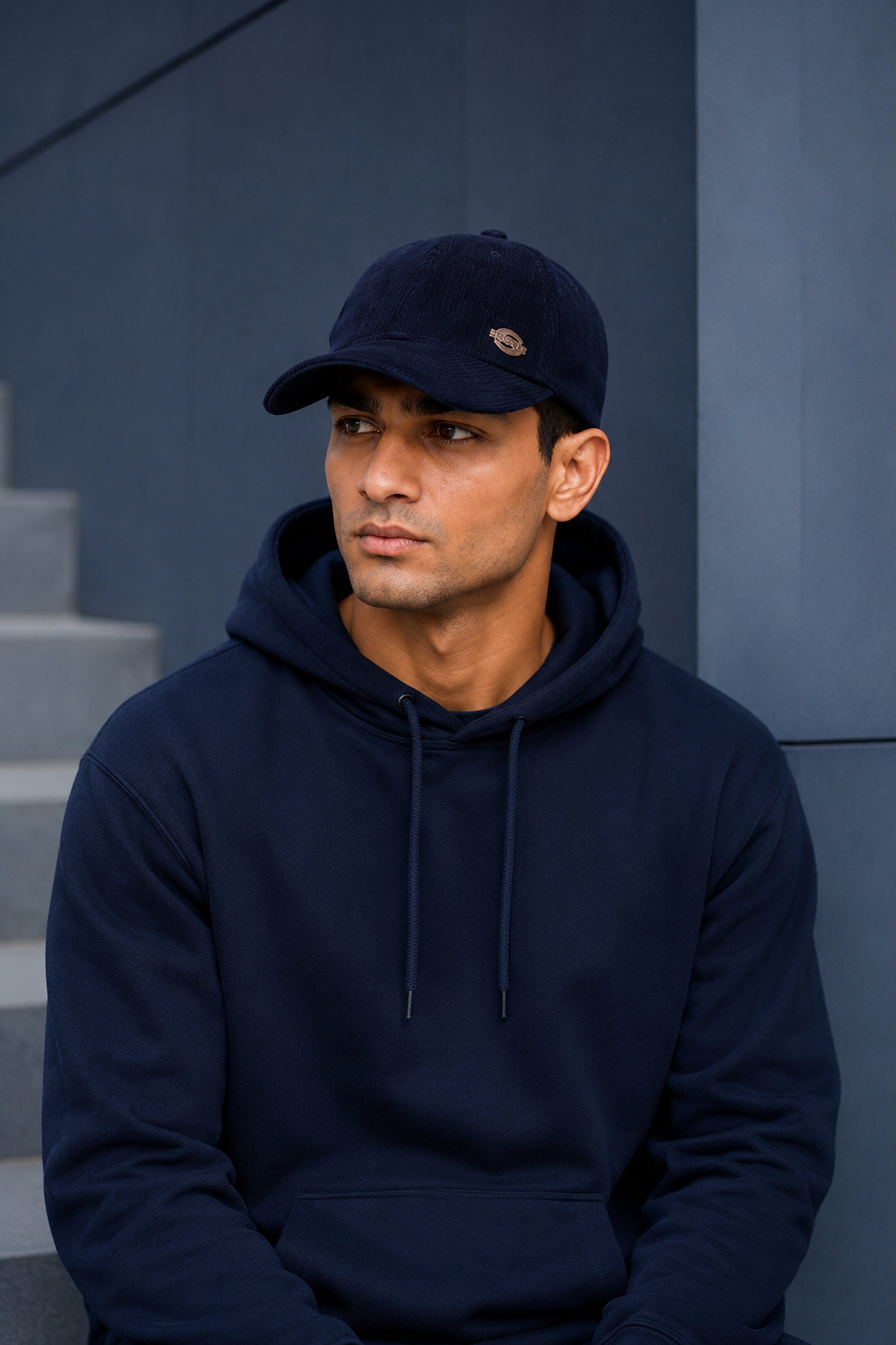 HUSTLE Unisex Navy Cap
