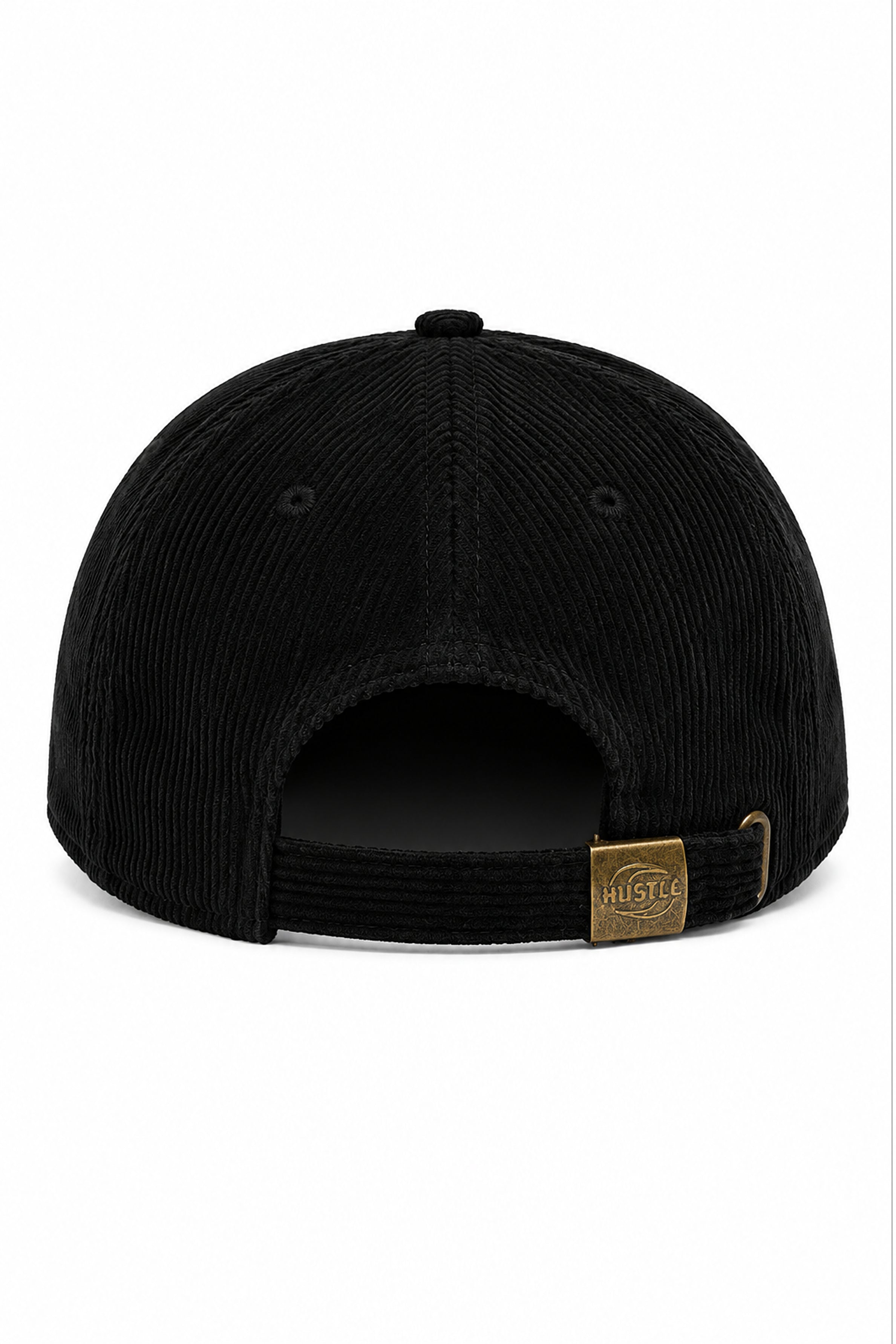 HUSTLE Unisex Black Cap