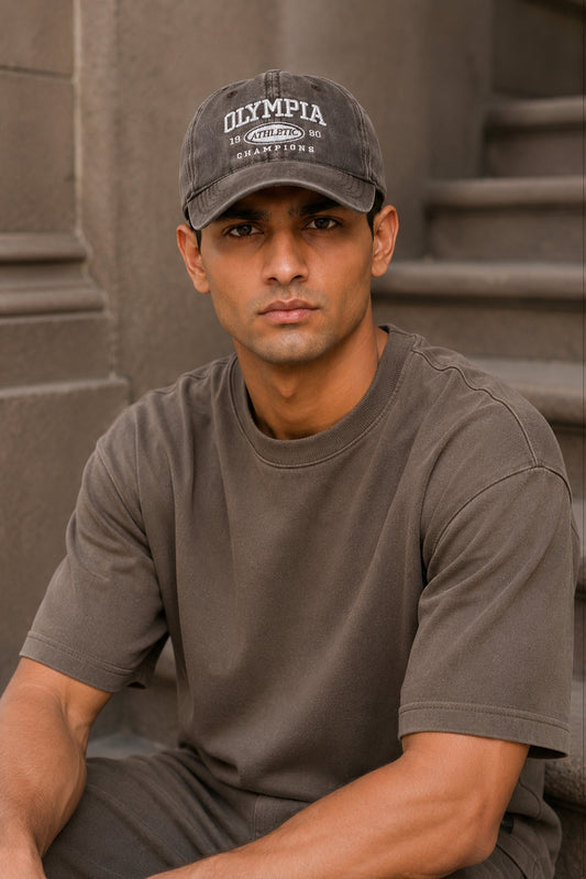HUSTLE Unisex Gray Cap