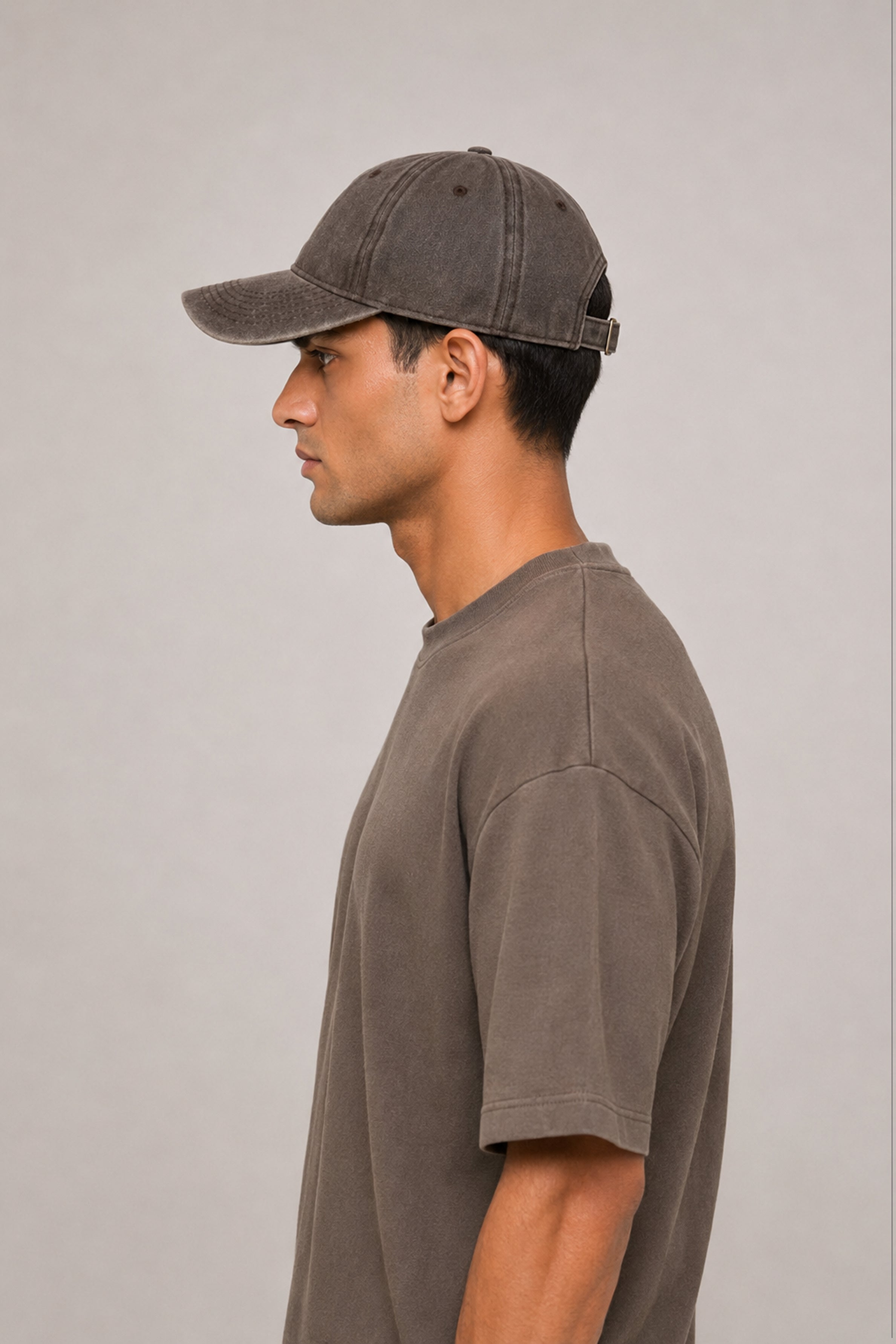 HUSTLE Unisex Gray Cap