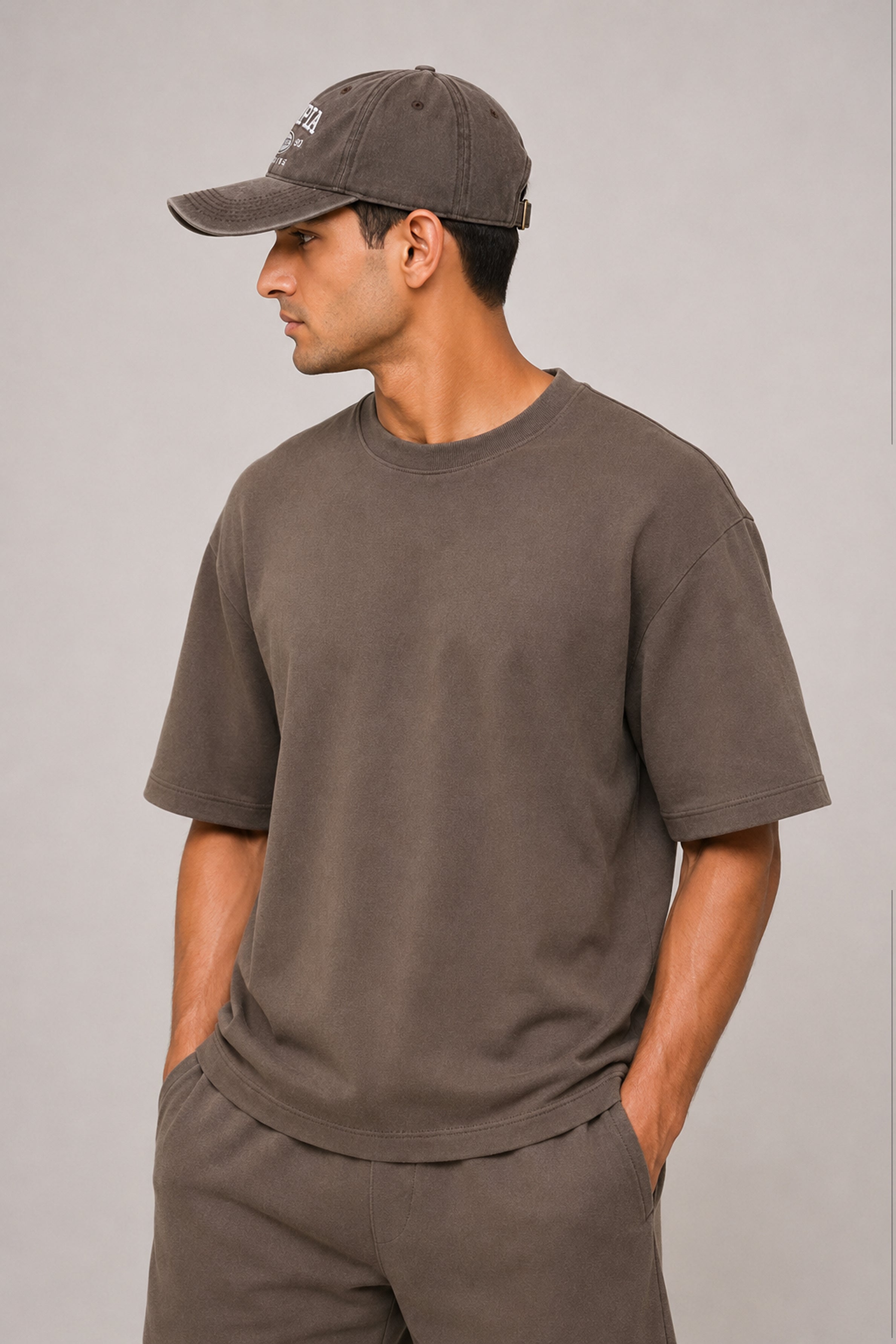 HUSTLE Unisex Gray Cap