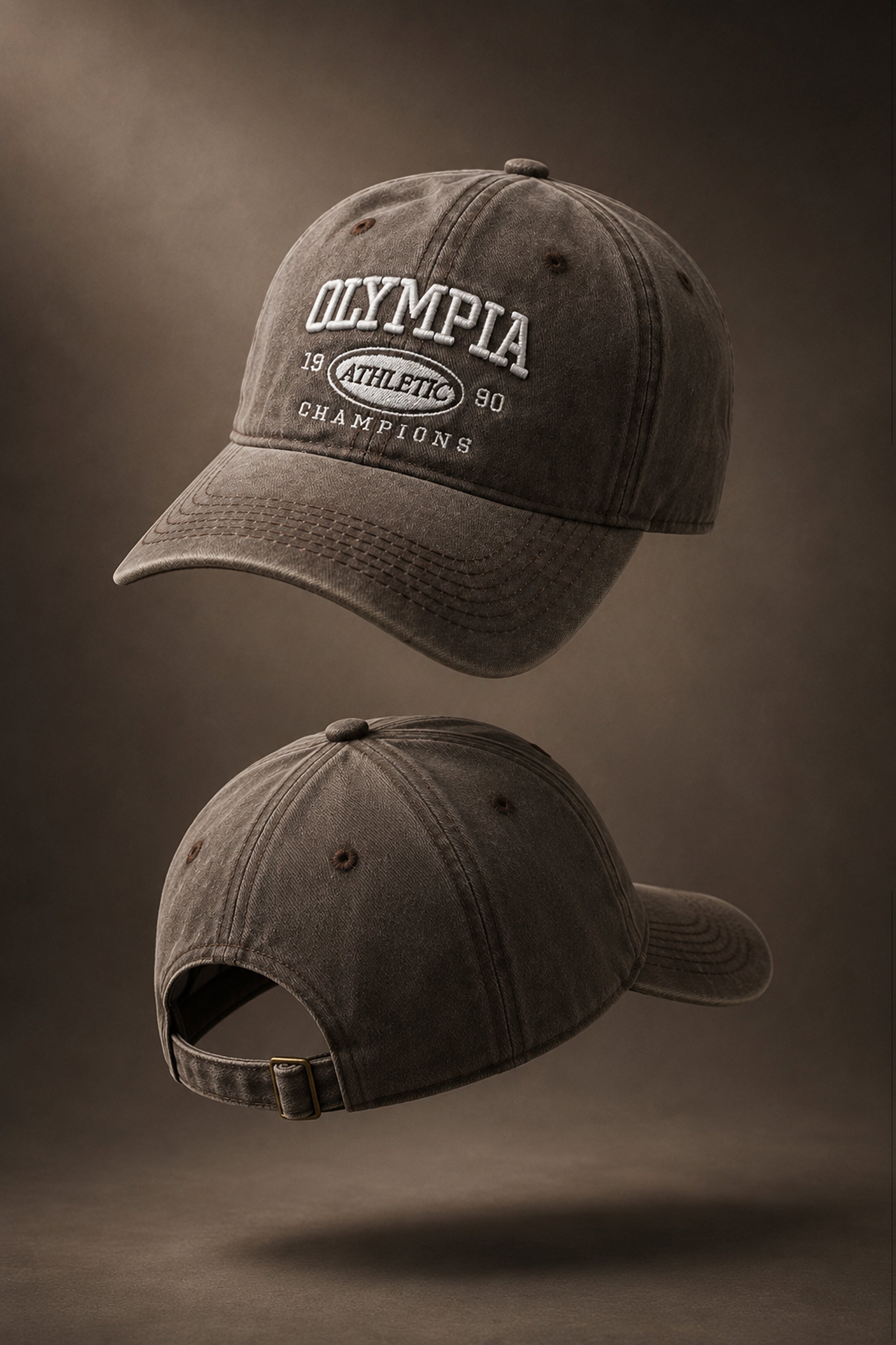 HUSTLE Unisex Gray Cap