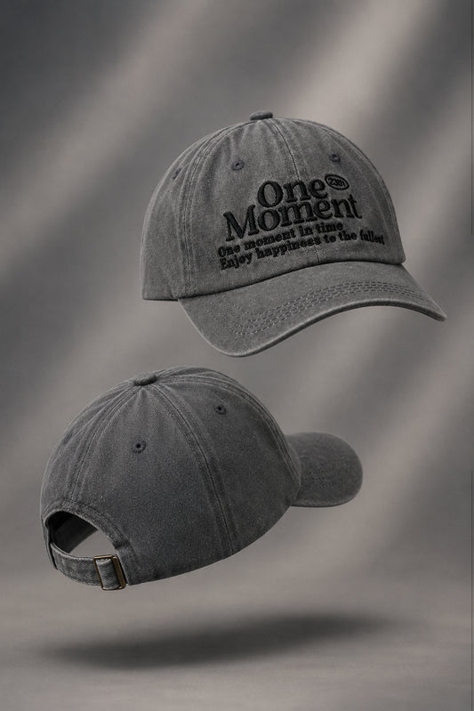 HUSTLE Unisex Gray Cap