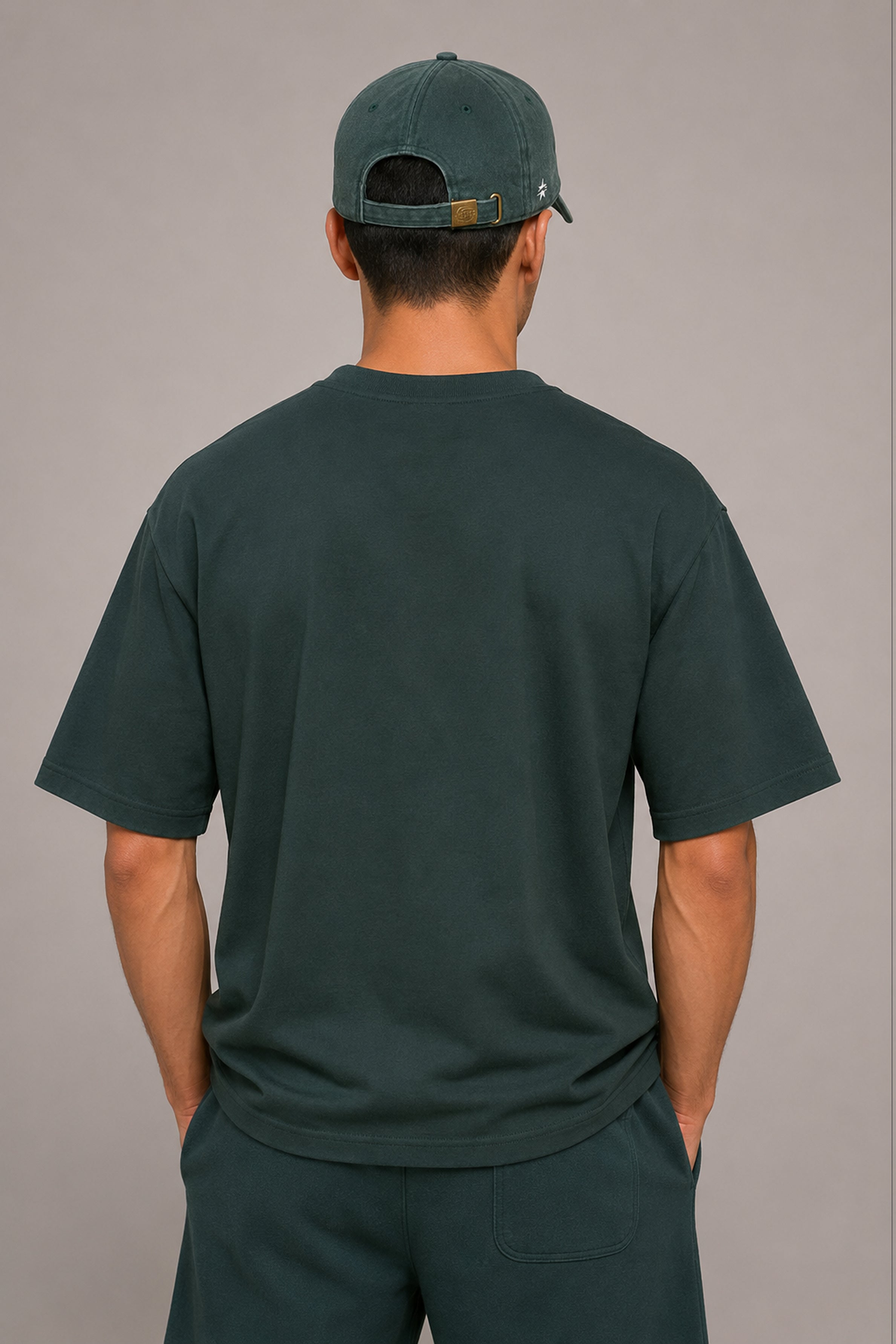 HUSTLE Unisex Green Cap
