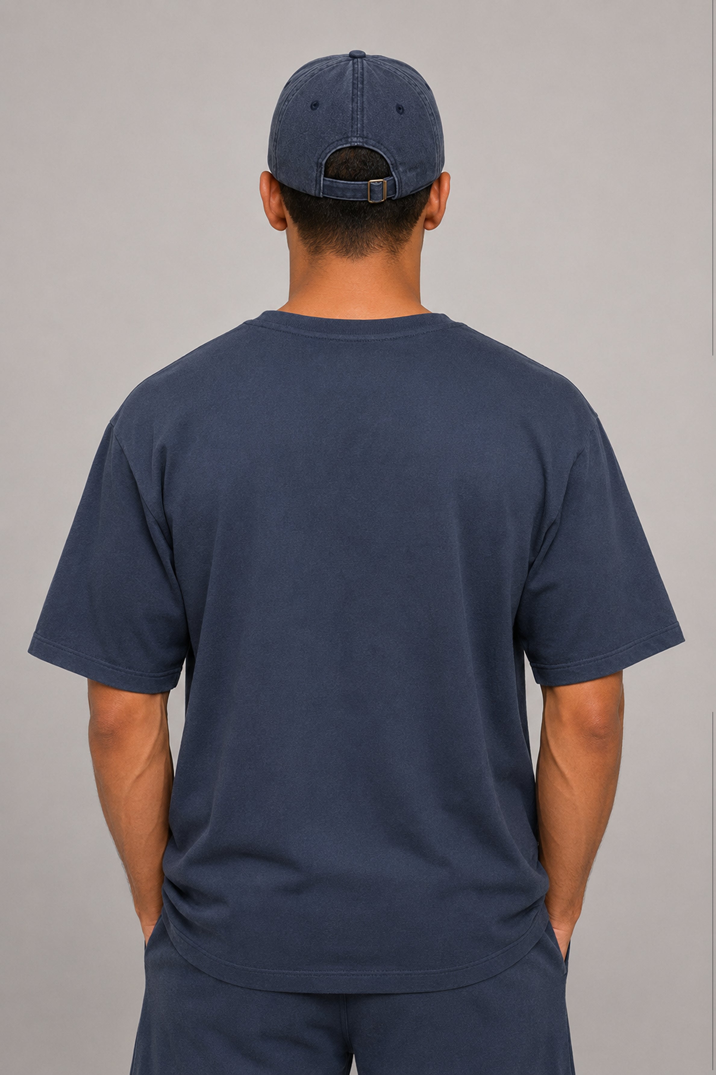 HUSTLE Unisex Mid Blue Cap