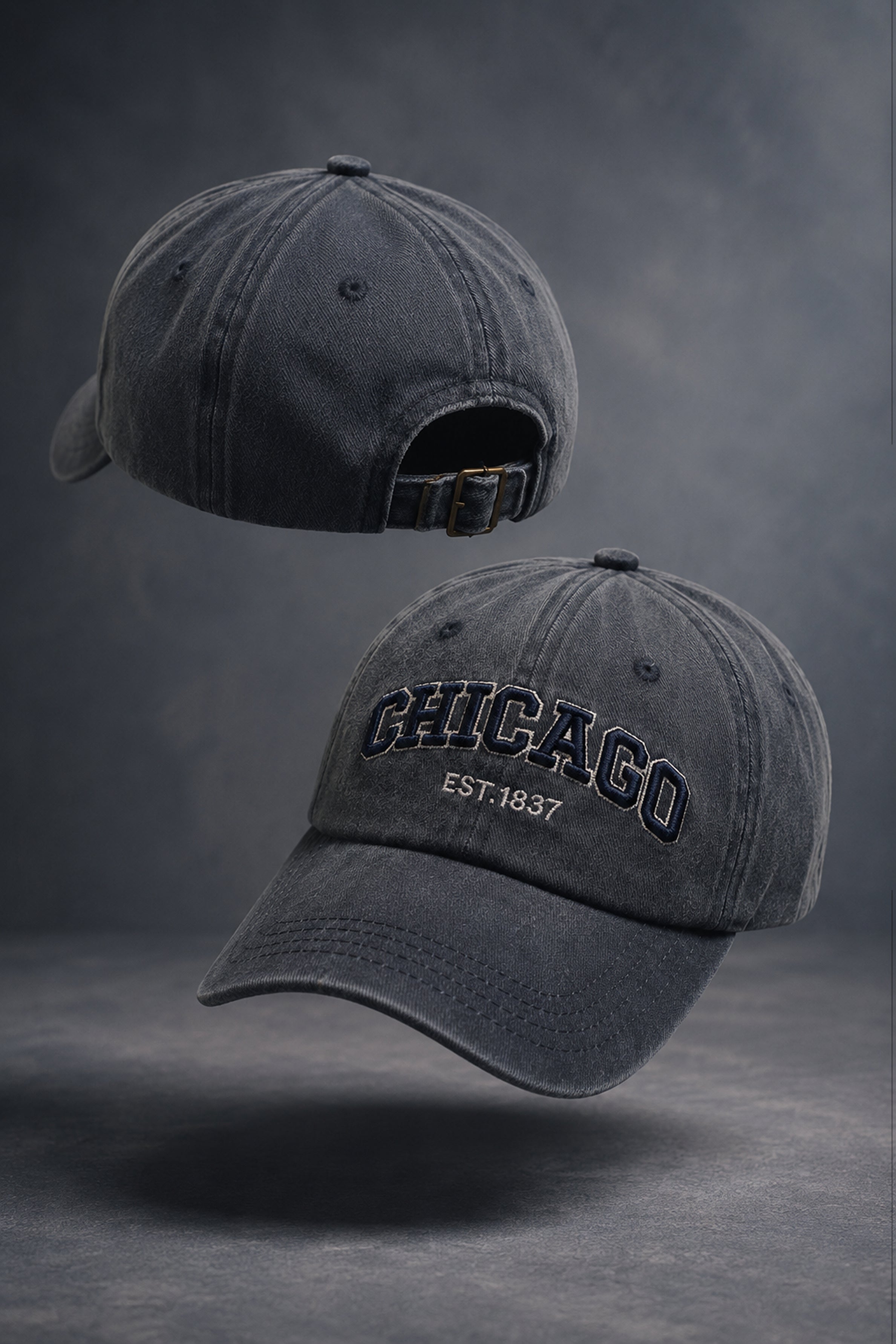 HUSTLE Unisex Mid Blue Cap