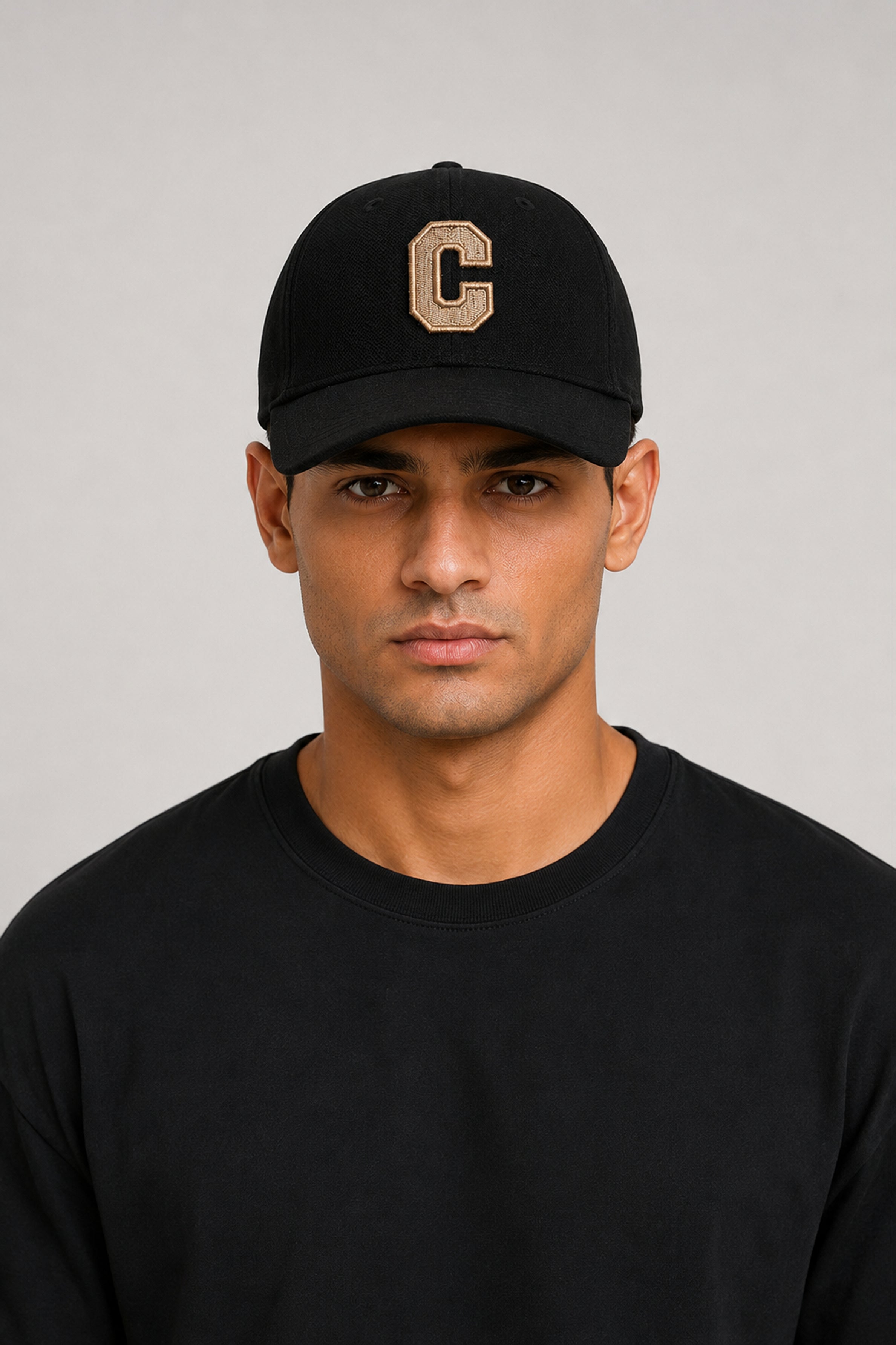 HUSTLE Unisex Black Cap