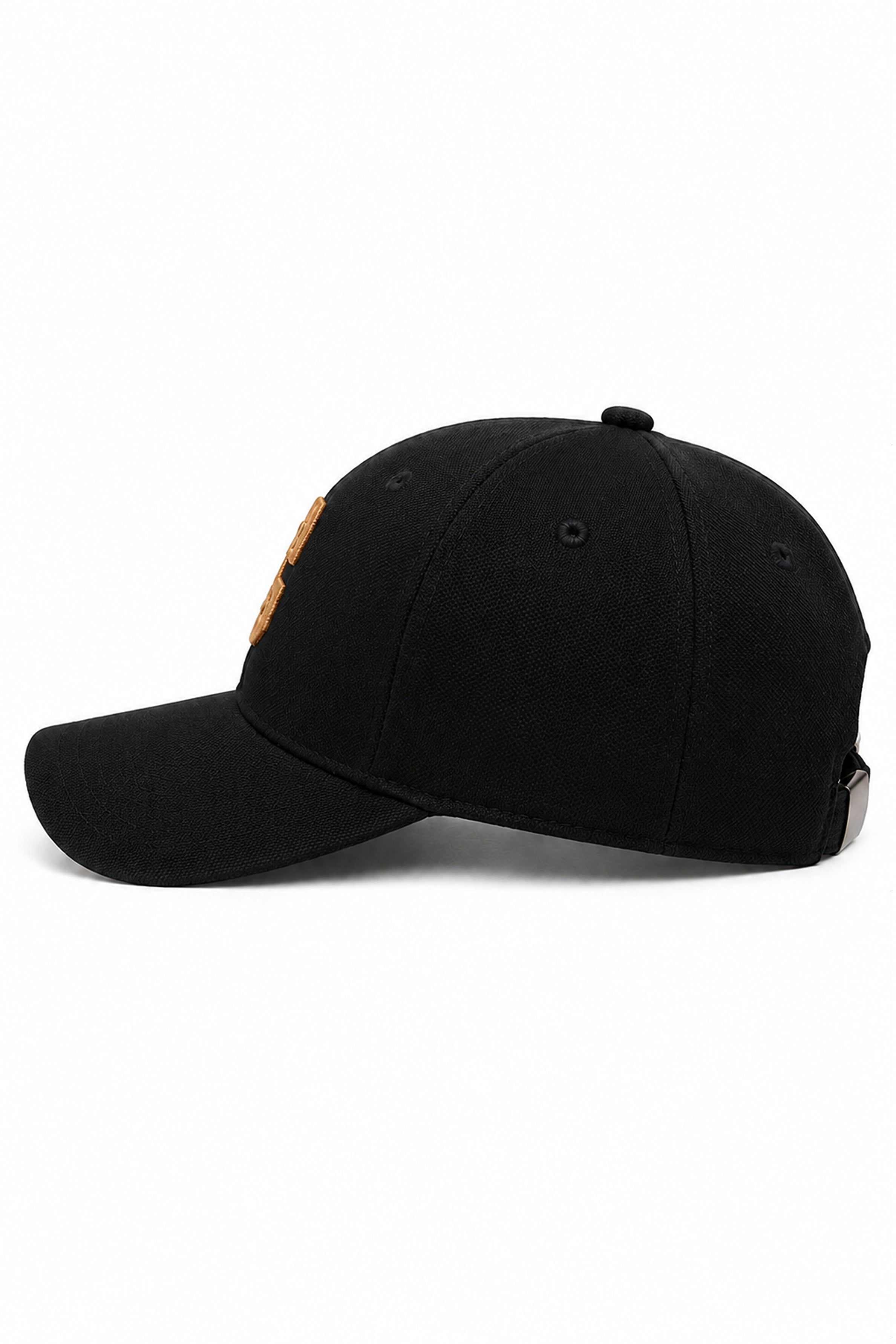 HUSTLE Unisex Black Cap