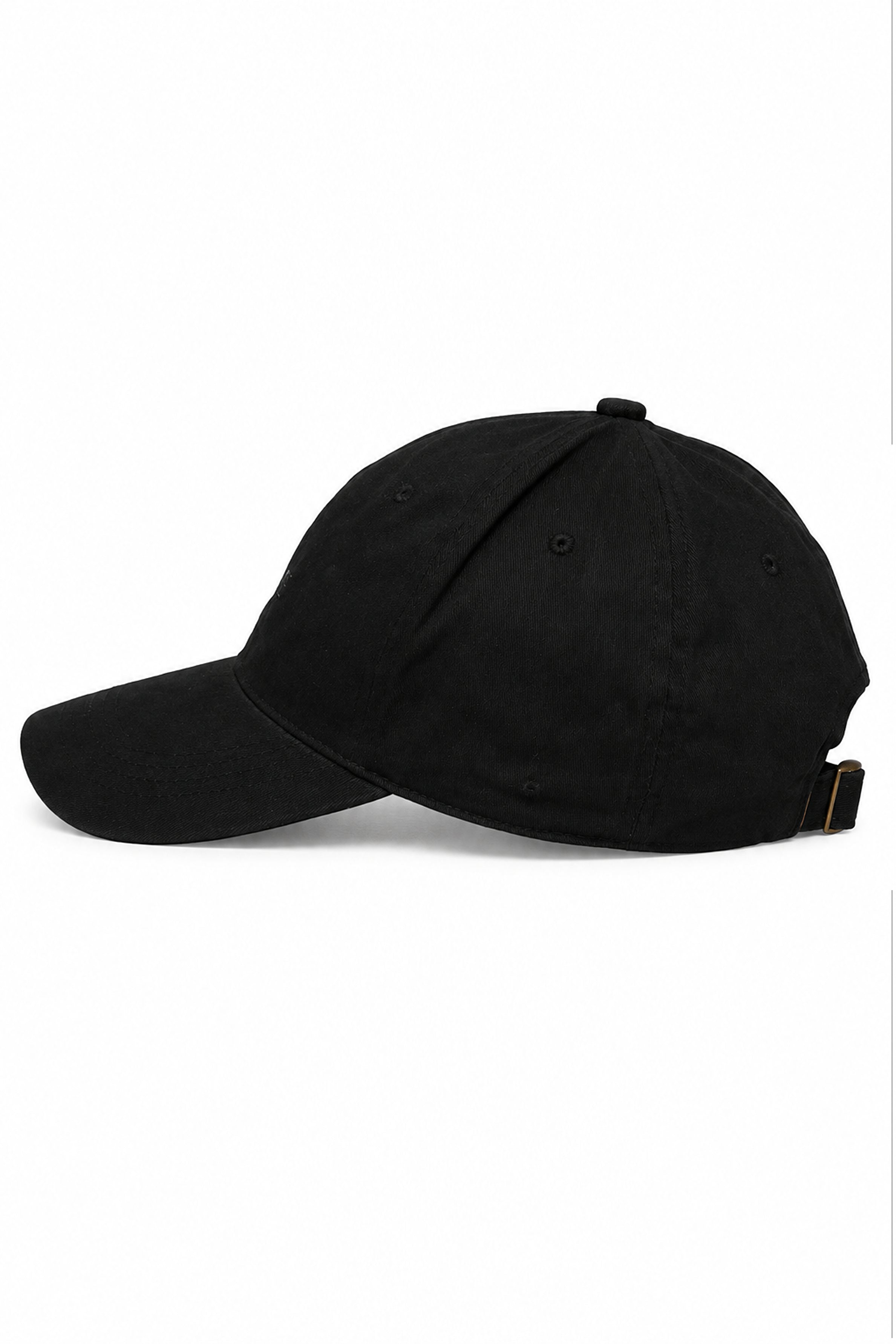 HUSTLE Unisex Black Cap