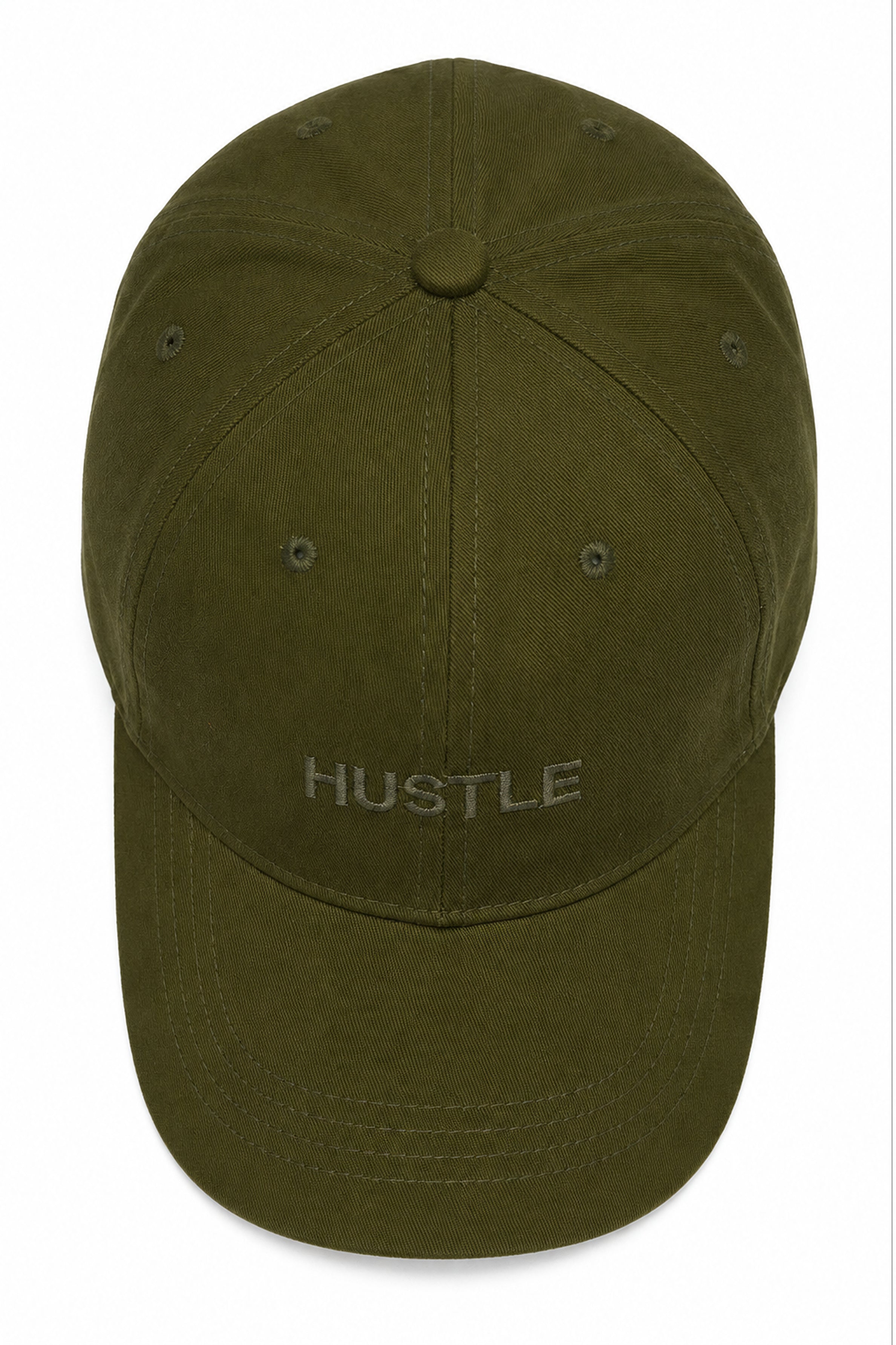 HUSTLE Unisex Green Cap