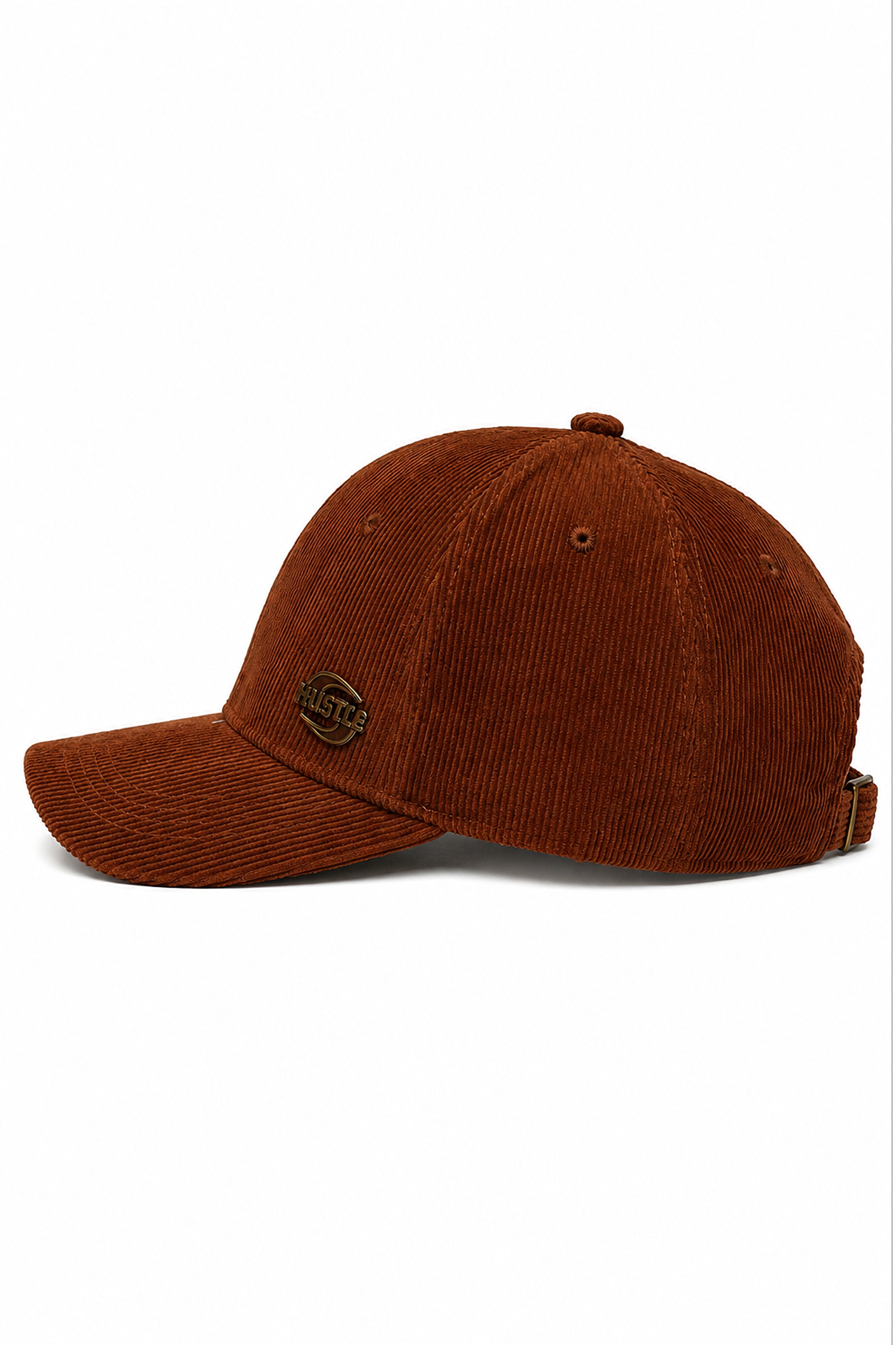 HUSTLE Unisex Brown Cap