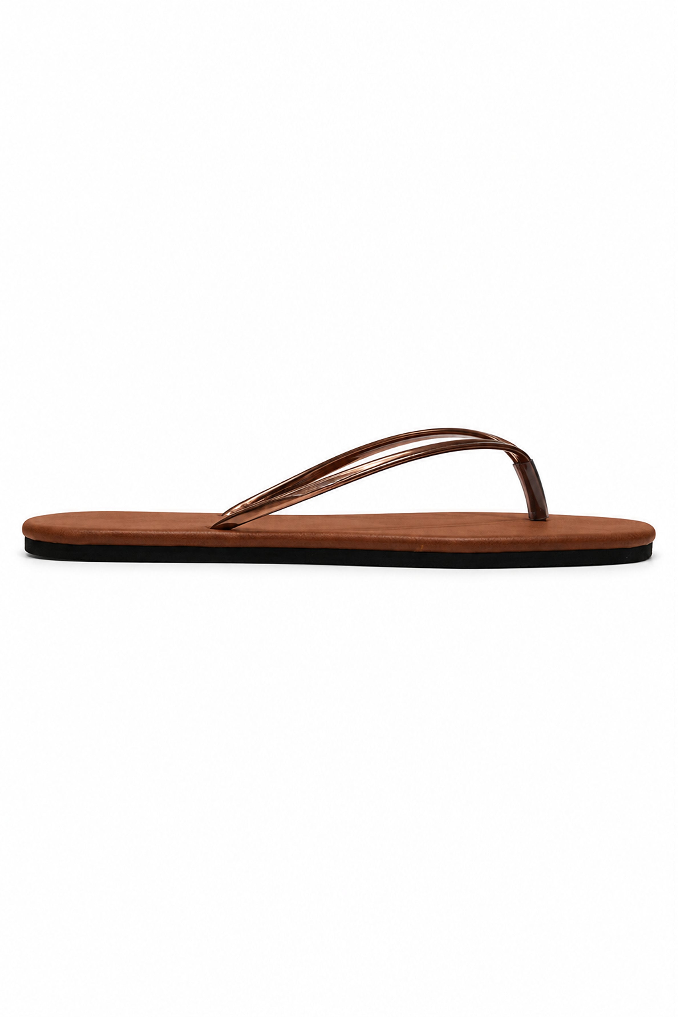 Women's Plain Sandals - Copper