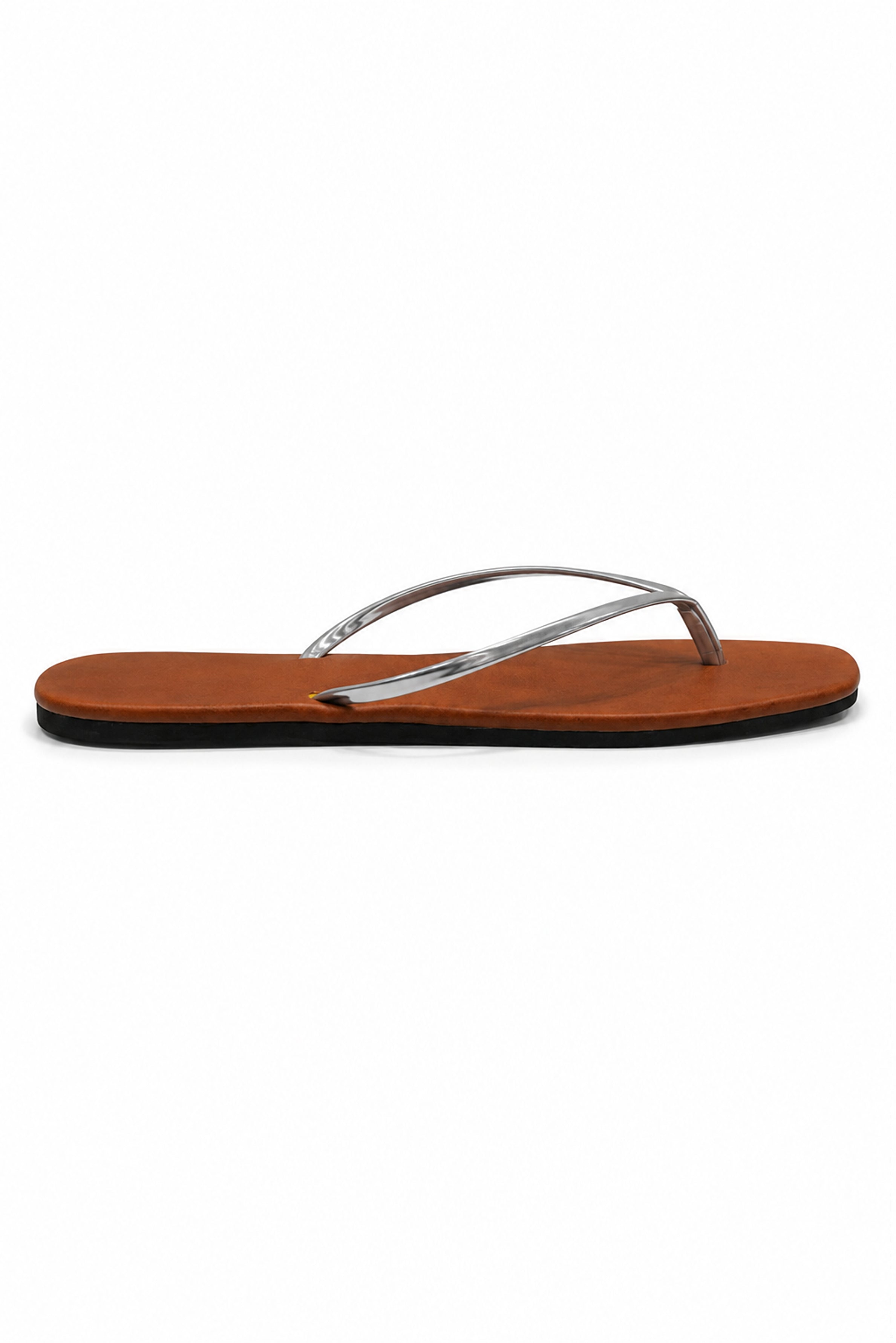 Women's Plain Sandals -Silver