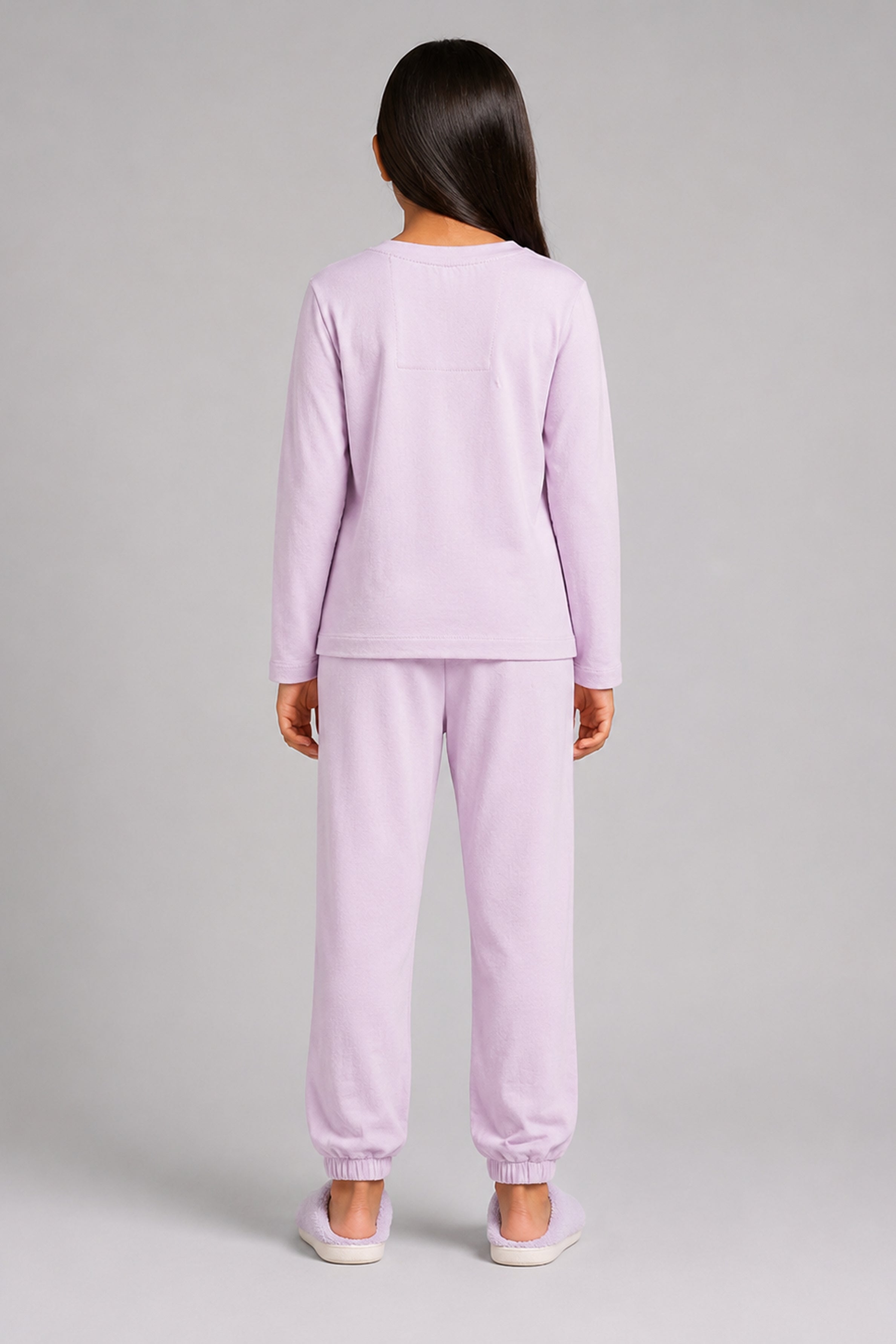 YAWN Kid's Pijama 2Pcs Set - Purple