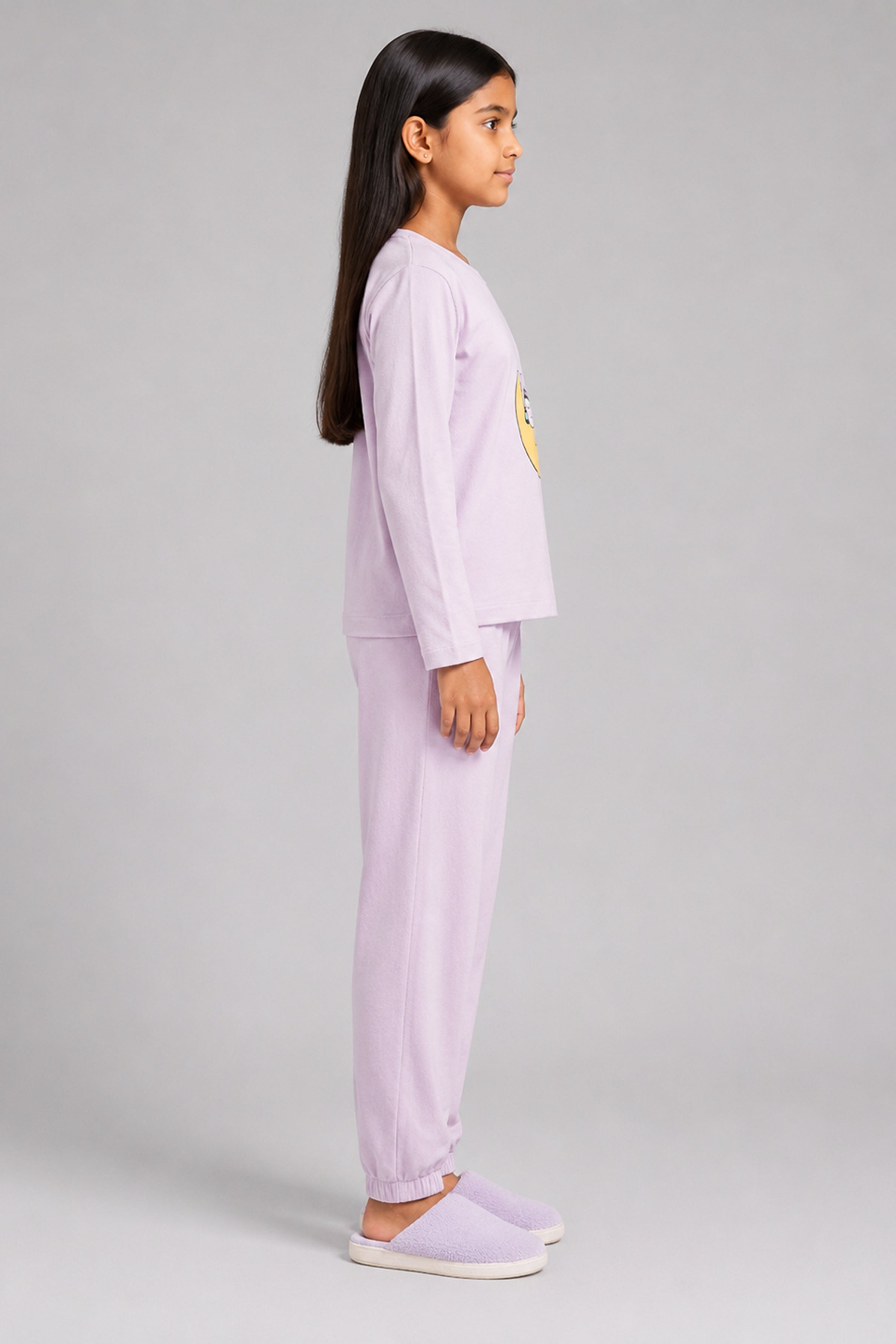YAWN Kid's Pijama 2Pcs Set - Purple