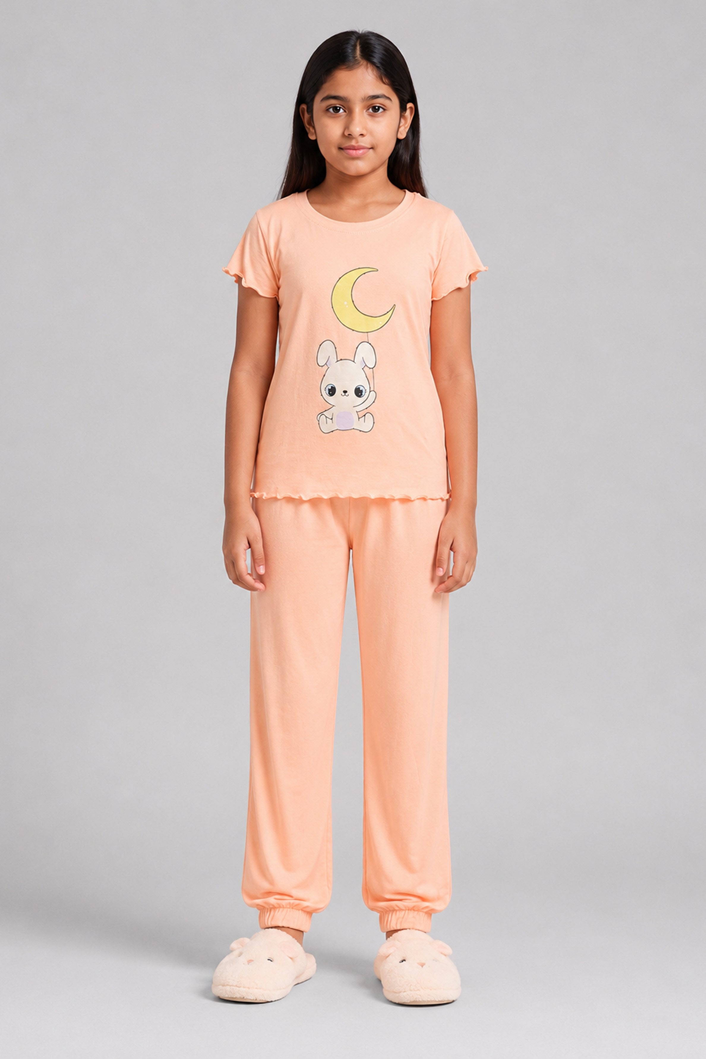 YAWN Kid's Pijama 2Pcs Set - Orange