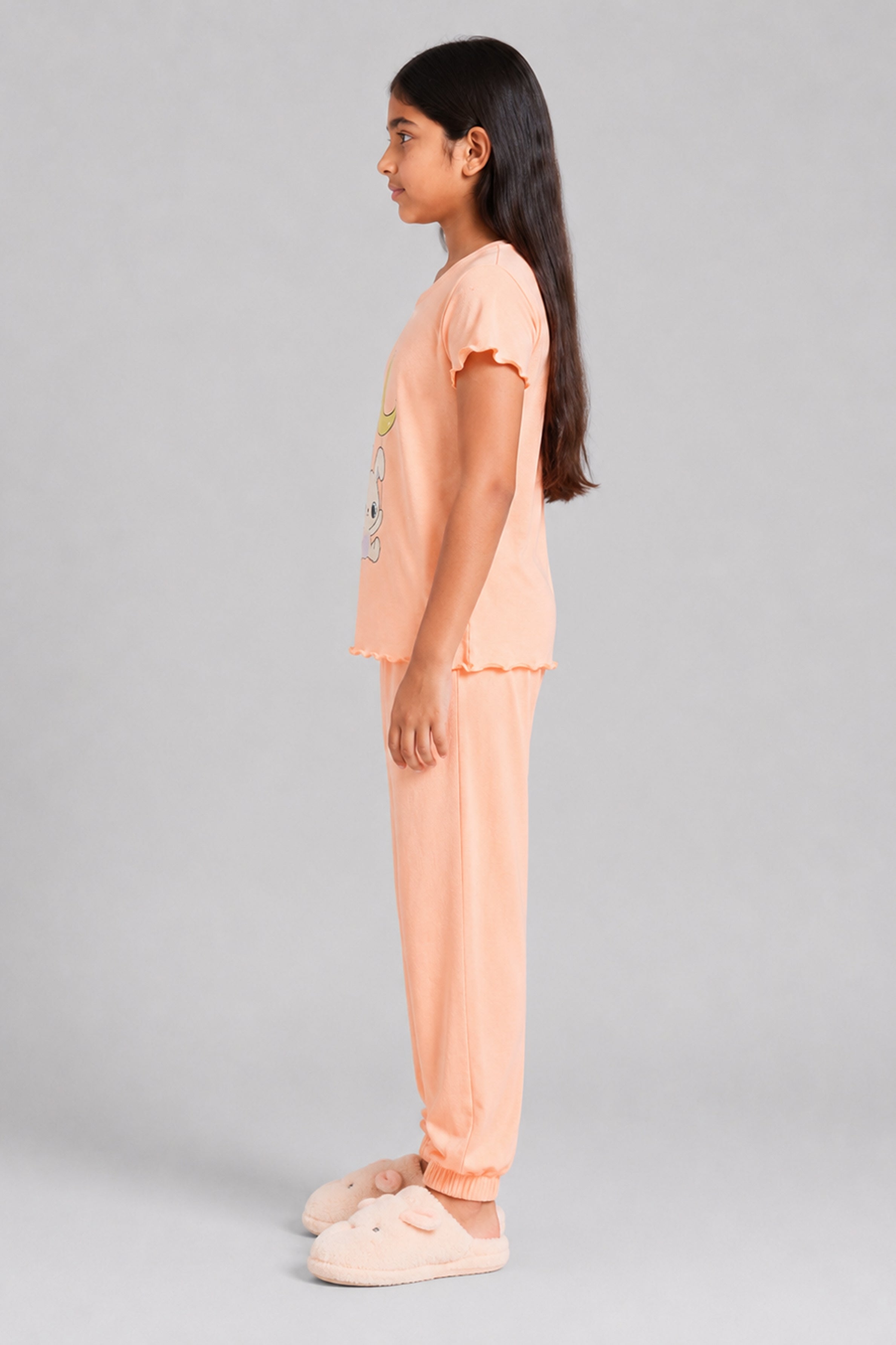 YAWN Kid's Pijama 2Pcs Set - Orange