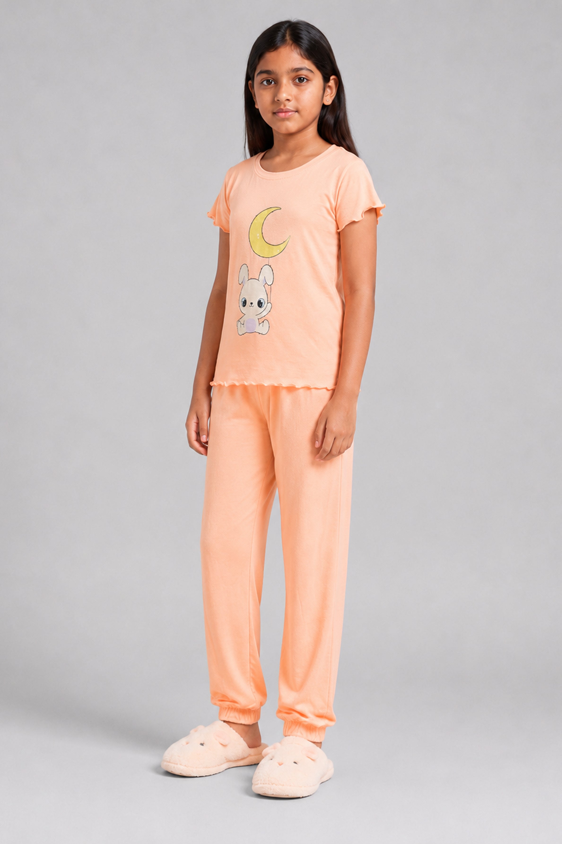 YAWN Kid's Pijama 2Pcs Set - Orange