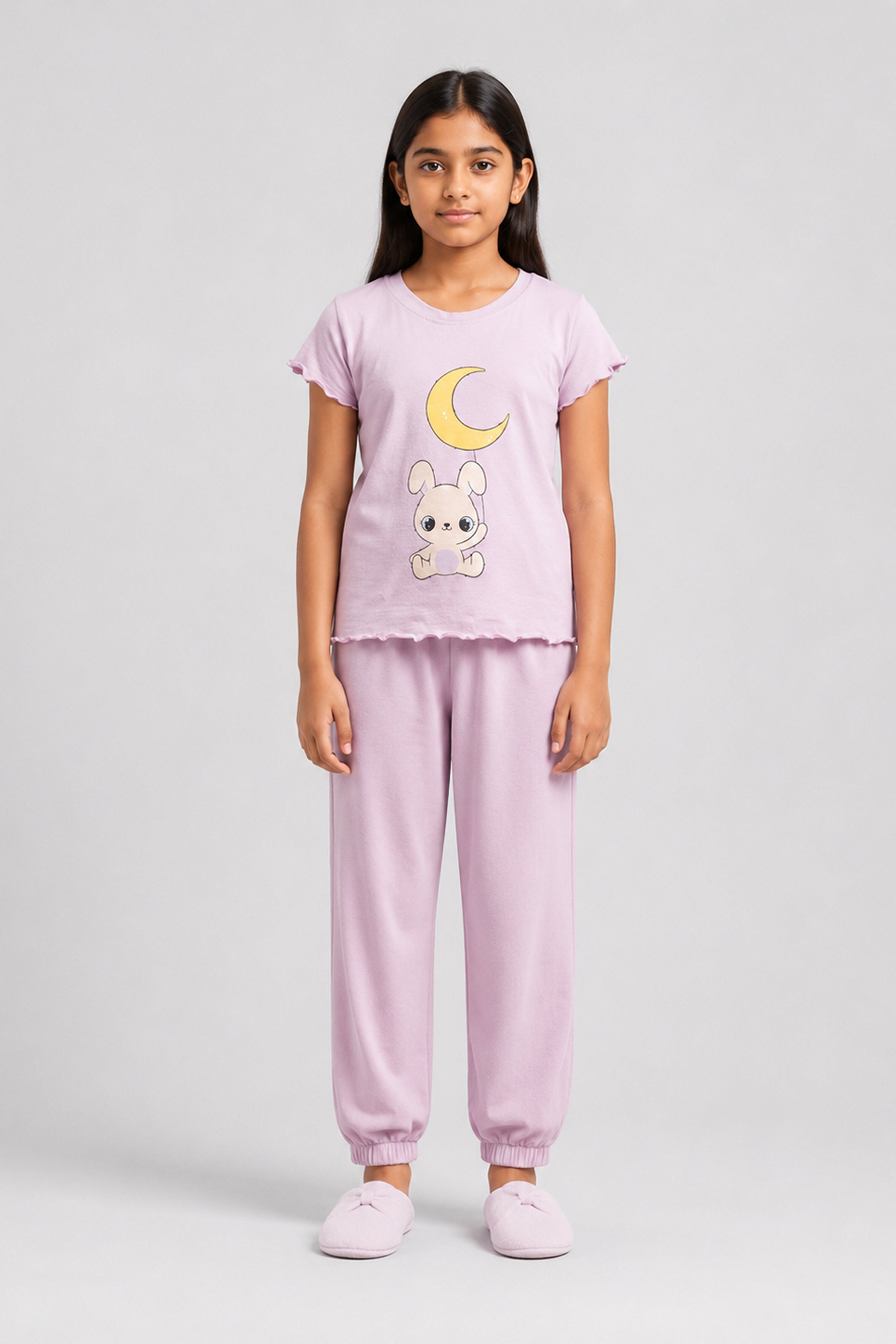 YAWN Kid's Pijama 2Pcs Set - Purple
