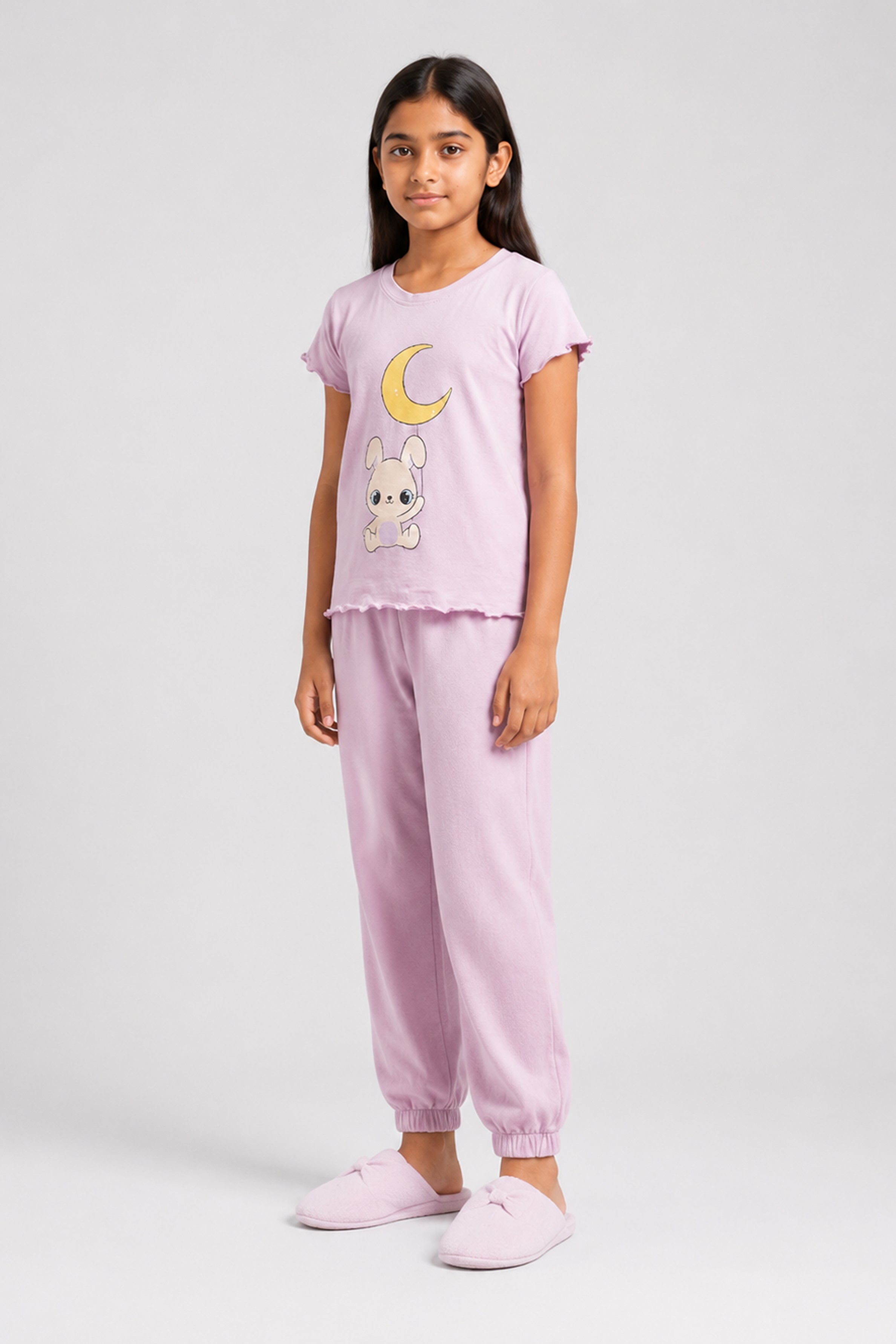 YAWN Kid's Pijama 2Pcs Set - Purple