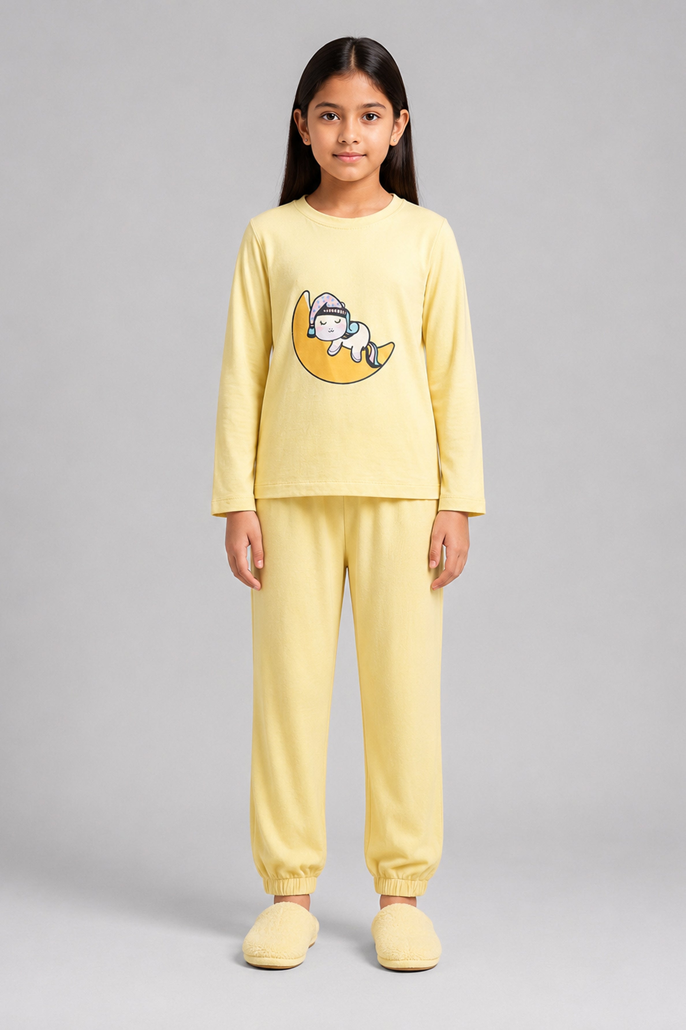 YAWN Kid's Pijama 2Pcs Set - Yellow