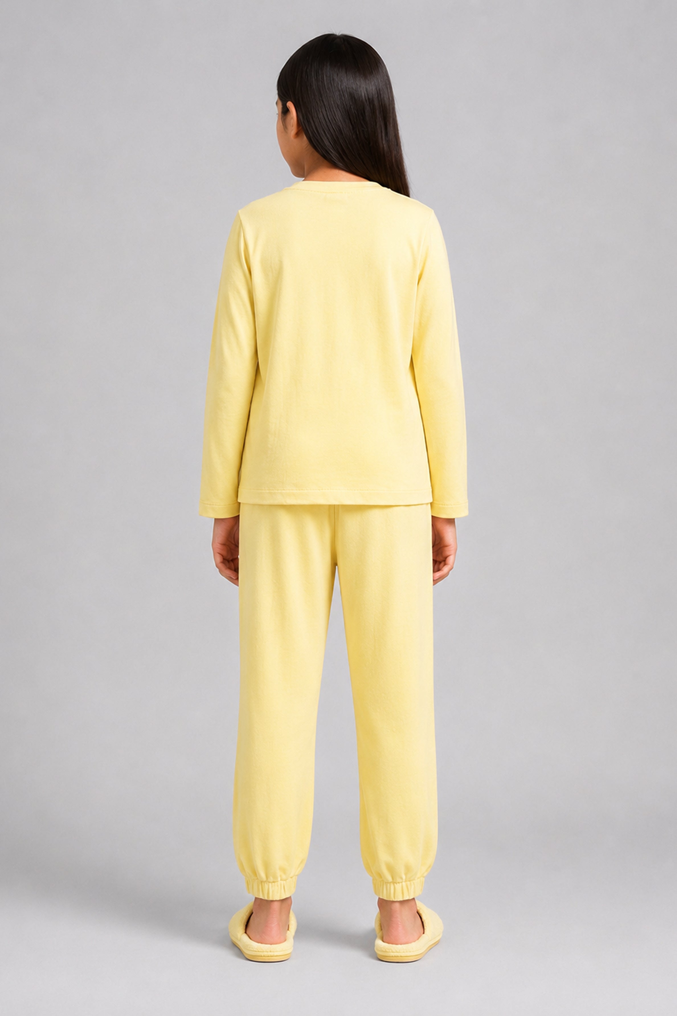 YAWN Kid's Pijama 2Pcs Set - Yellow