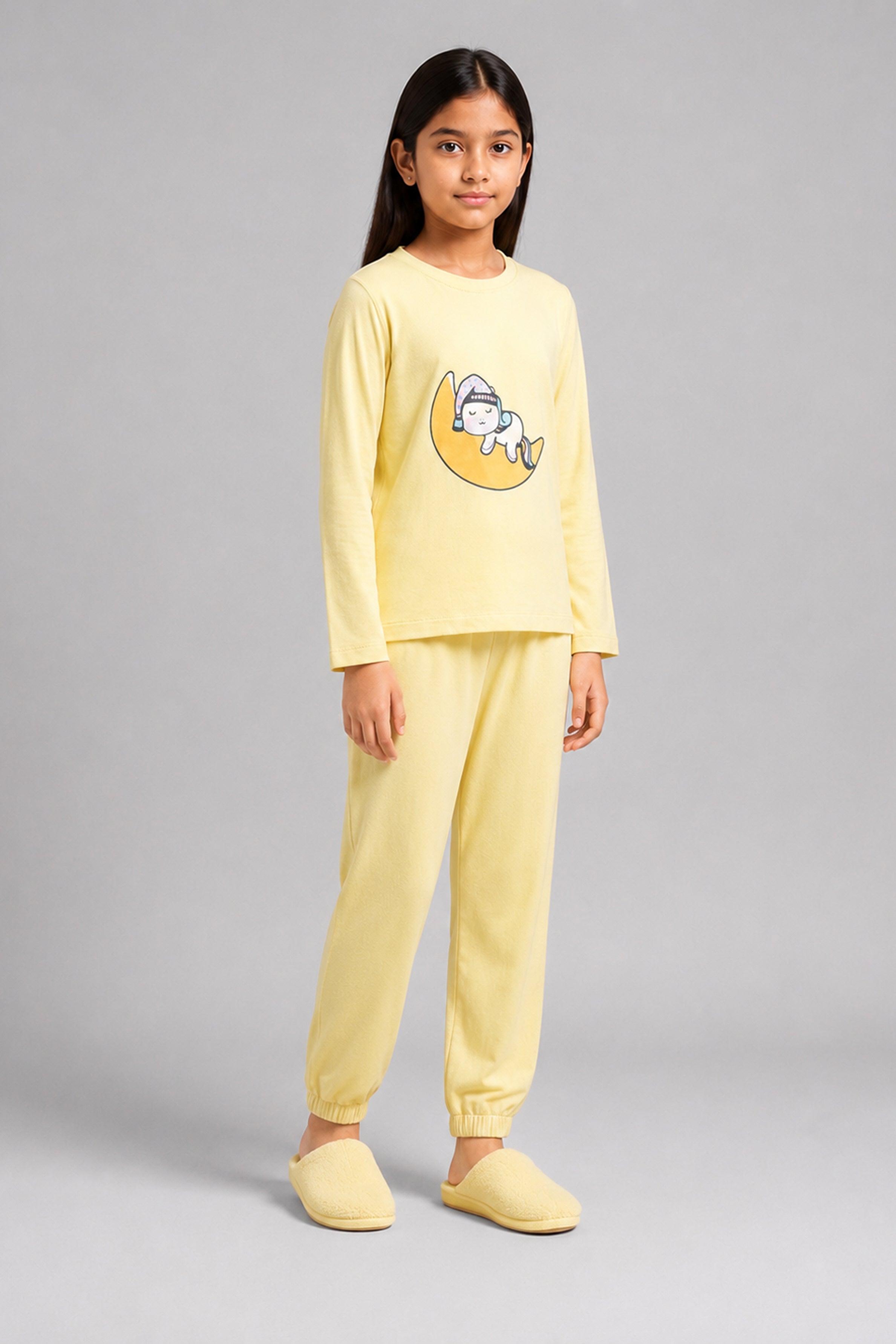 YAWN Kid's Pijama 2Pcs Set - Yellow