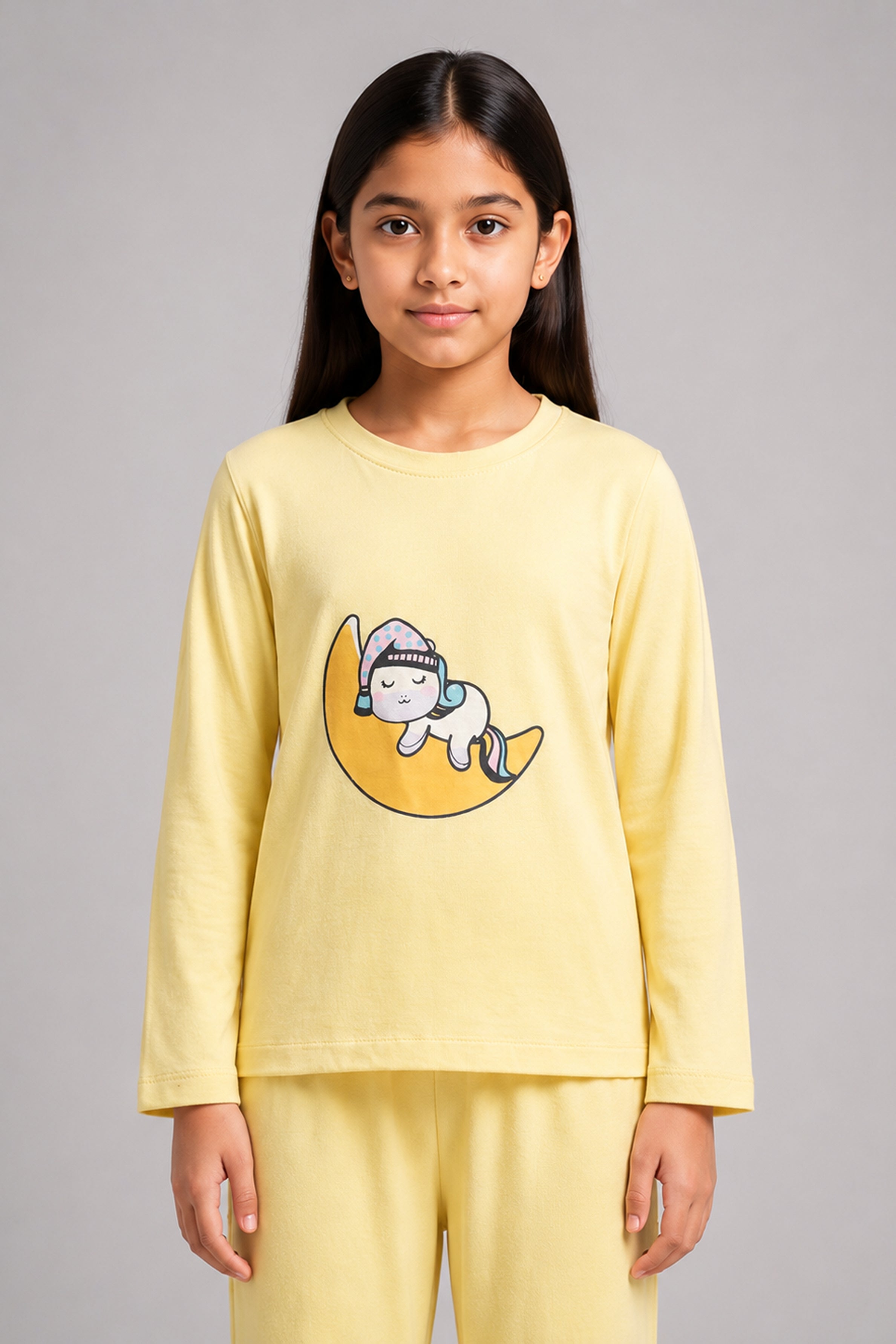 YAWN Kid's Pijama 2Pcs Set - Yellow